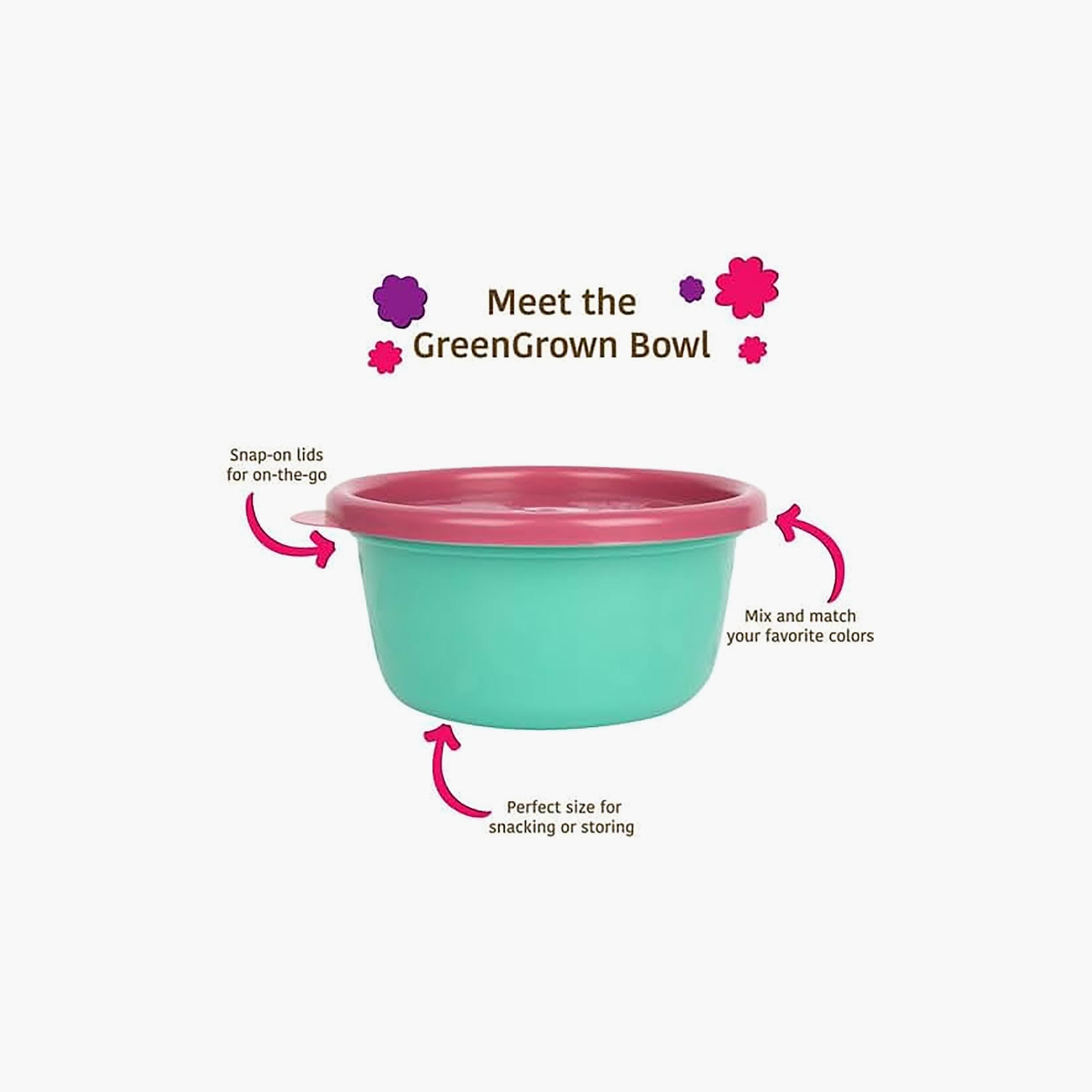 Greengrown Reusable Bowls with Lids - 236 ml-baby-feeding-mealtimeessentials-image-5