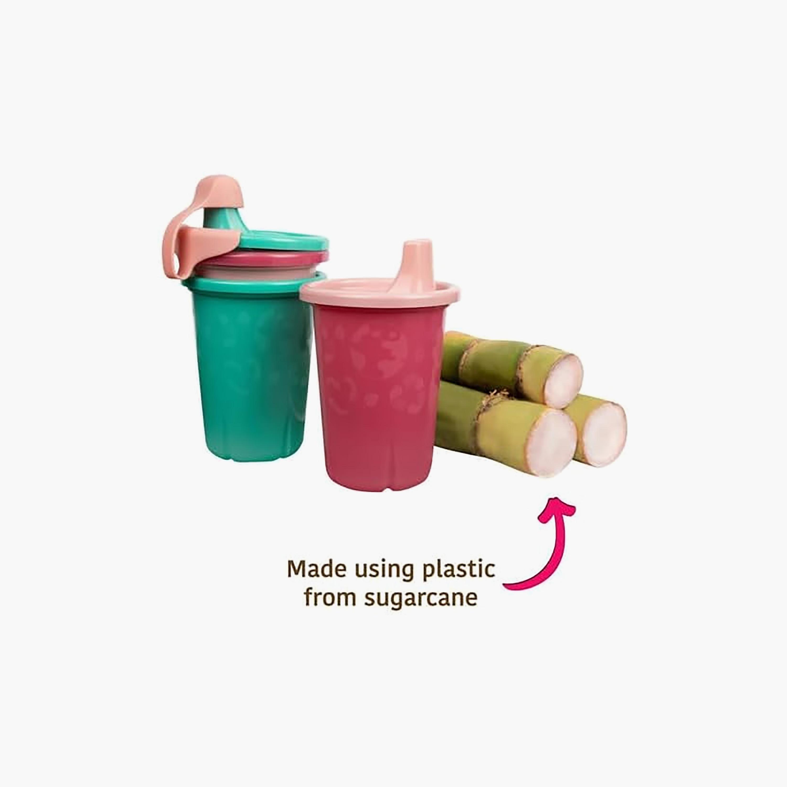Greengrown 3-Piece Reusable Spill-Proof Sippy Cups - 296 ml-baby-feeding-mealtimeessentials-image-6