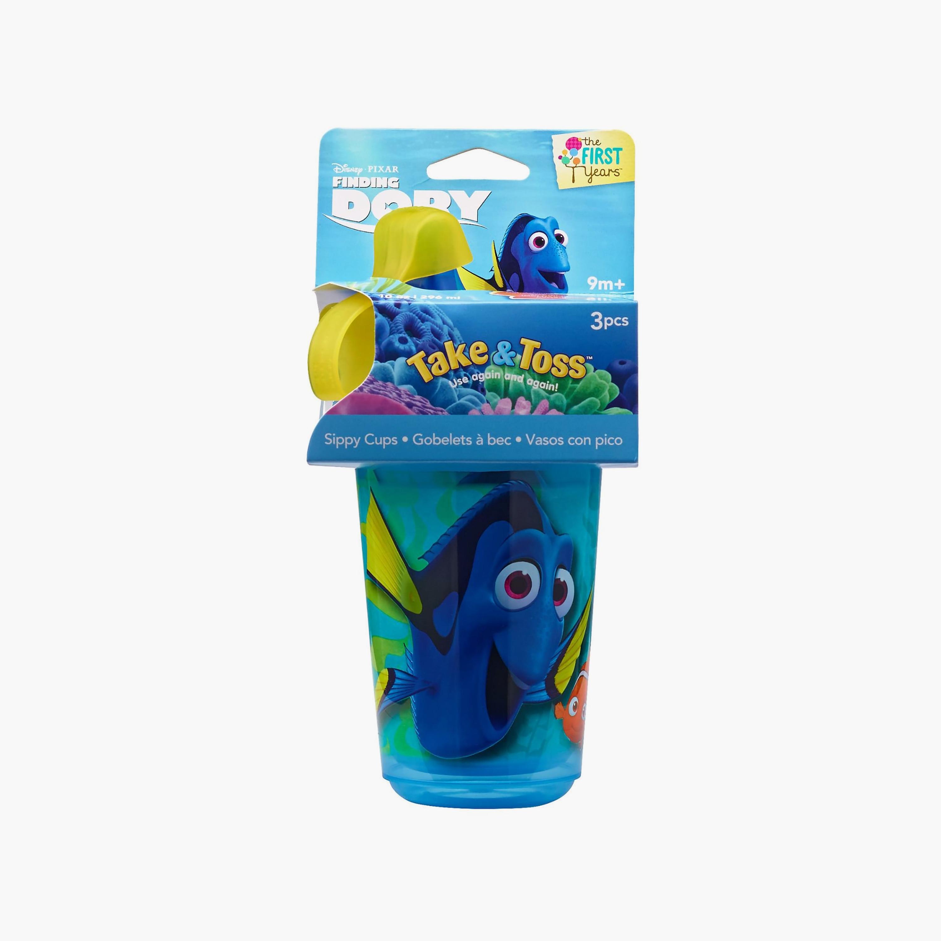 The First Years 3-Piece Finding Dory Take & Toss Sippy Cups - 296 ml-baby-feeding-mealtimeessentials-image-3