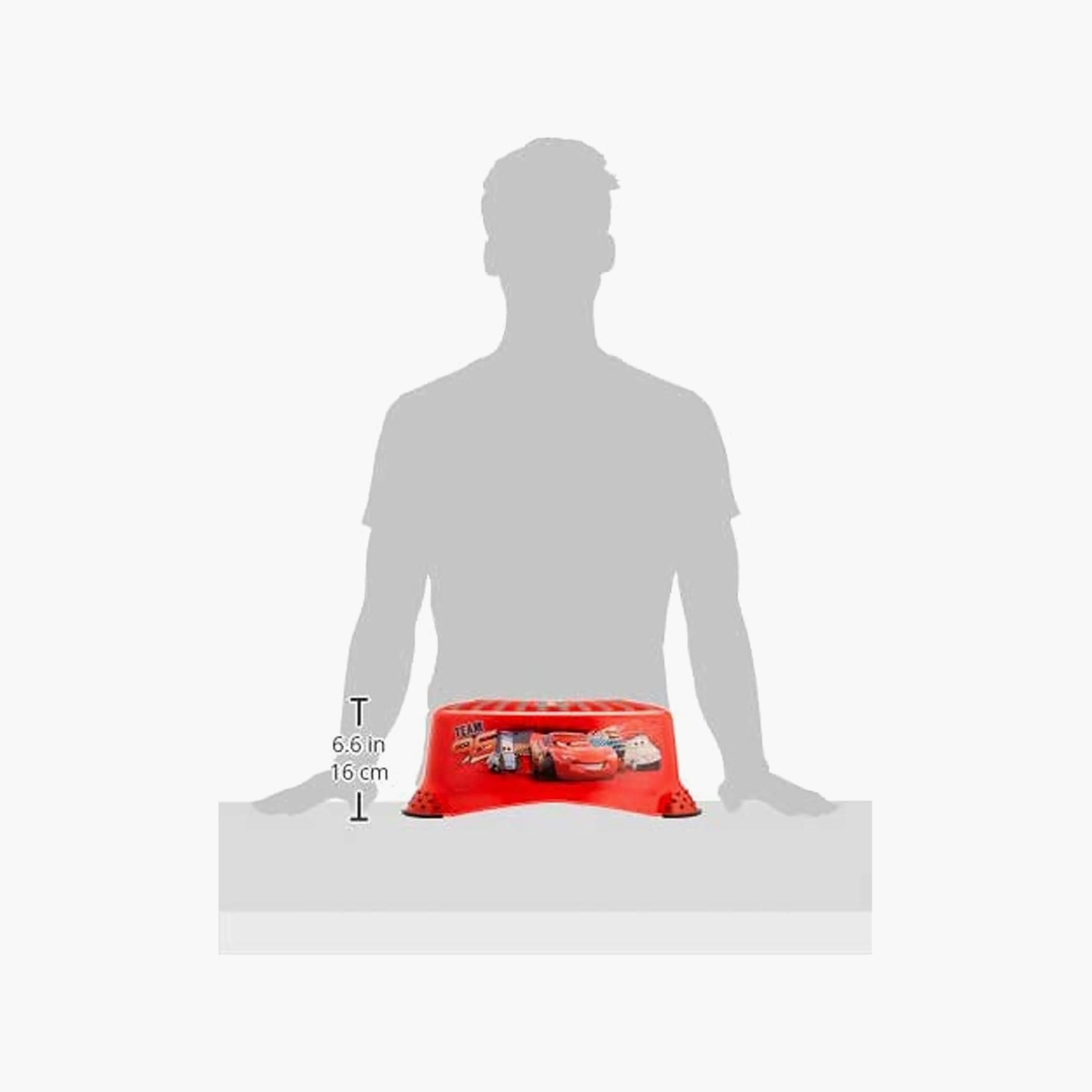 Keeeper Step Stool with Anti-Slip Function- Cars - Red-baby-diapering-pottytraining-image-7