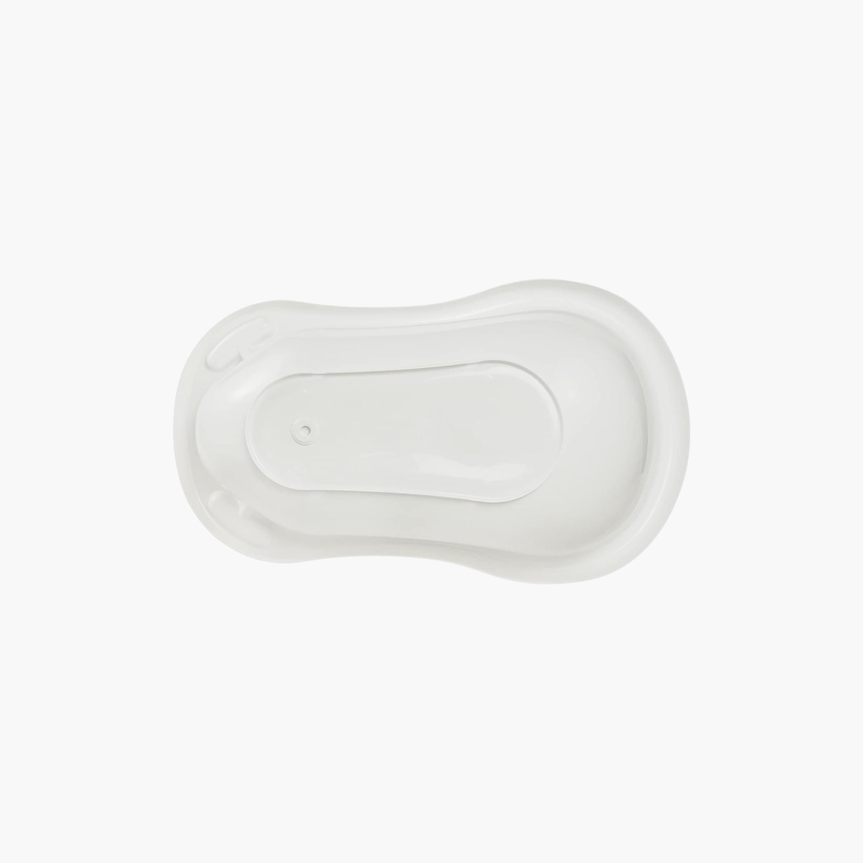 Keeeper Bathtub with Drain Plug - Winnie - White-baby-bathandcare-bathtubs-image-2