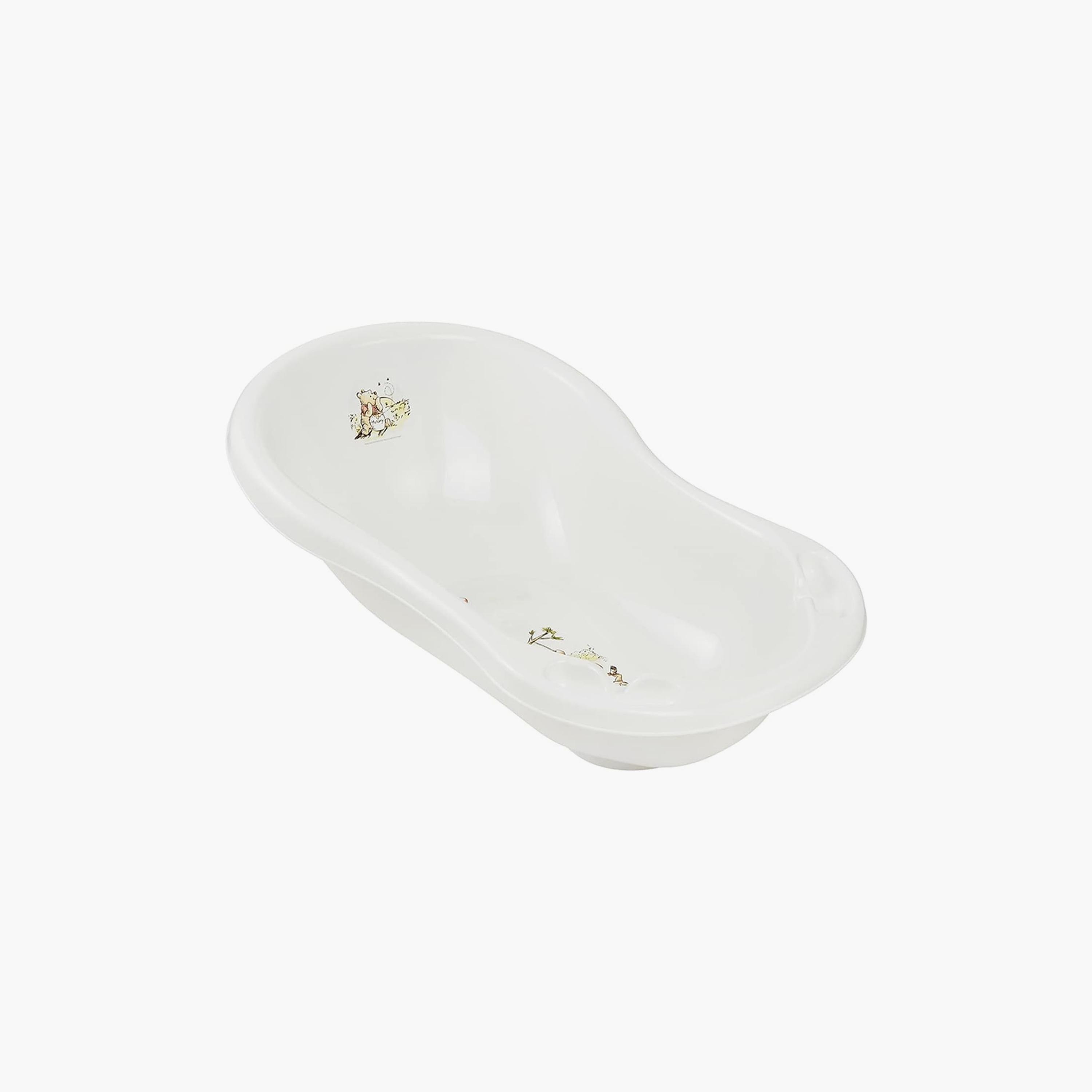 Keeeper Bathtub with Drain Plug - Winnie - White-baby-bathandcare-bathtubs-image-3