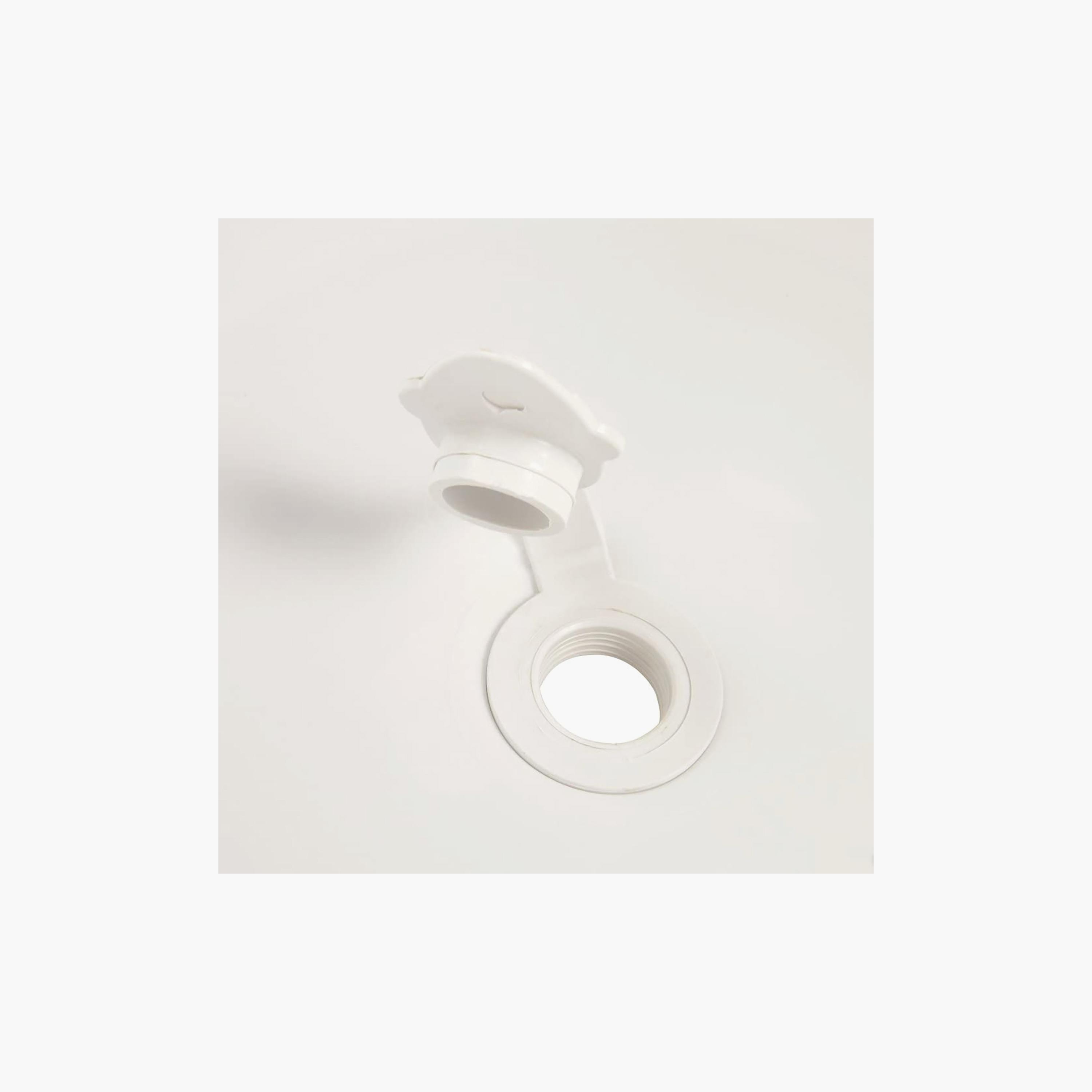 Keeeper Bathtub with Drain Plug - Hippo - White-baby-bathandcare-bathtubs-image-4