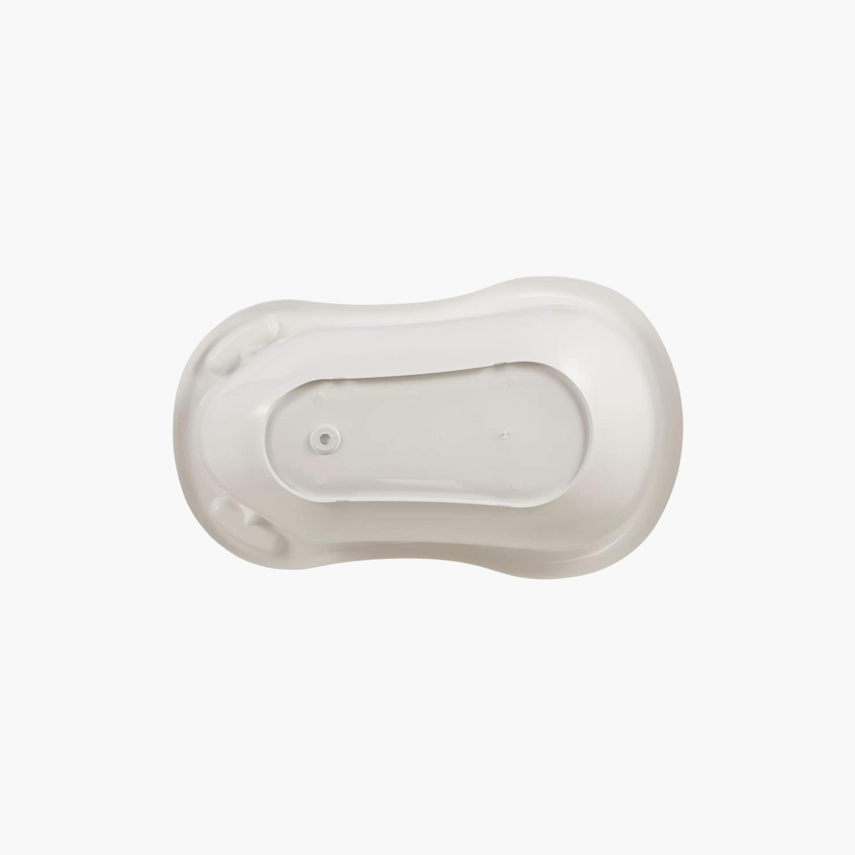 Keeeper Bathtub with Drain Plug - Hippo - White-baby-bathandcare-bathtubs-image-5