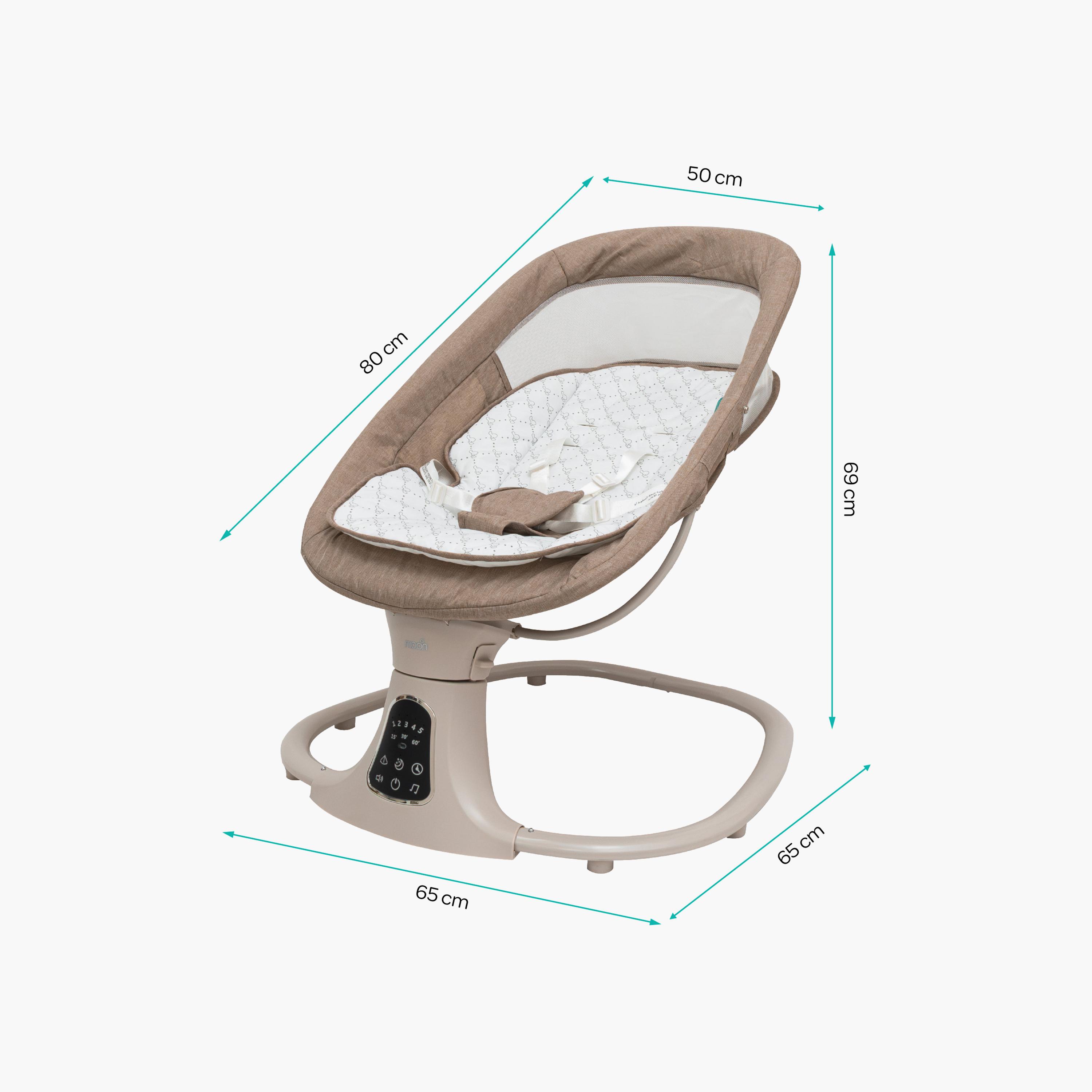 Moon Koze Remote Controlled Baby Swing with Built-In Music System & Mosquito Net - 0 months+-baby-infantactivity-swings-image-3