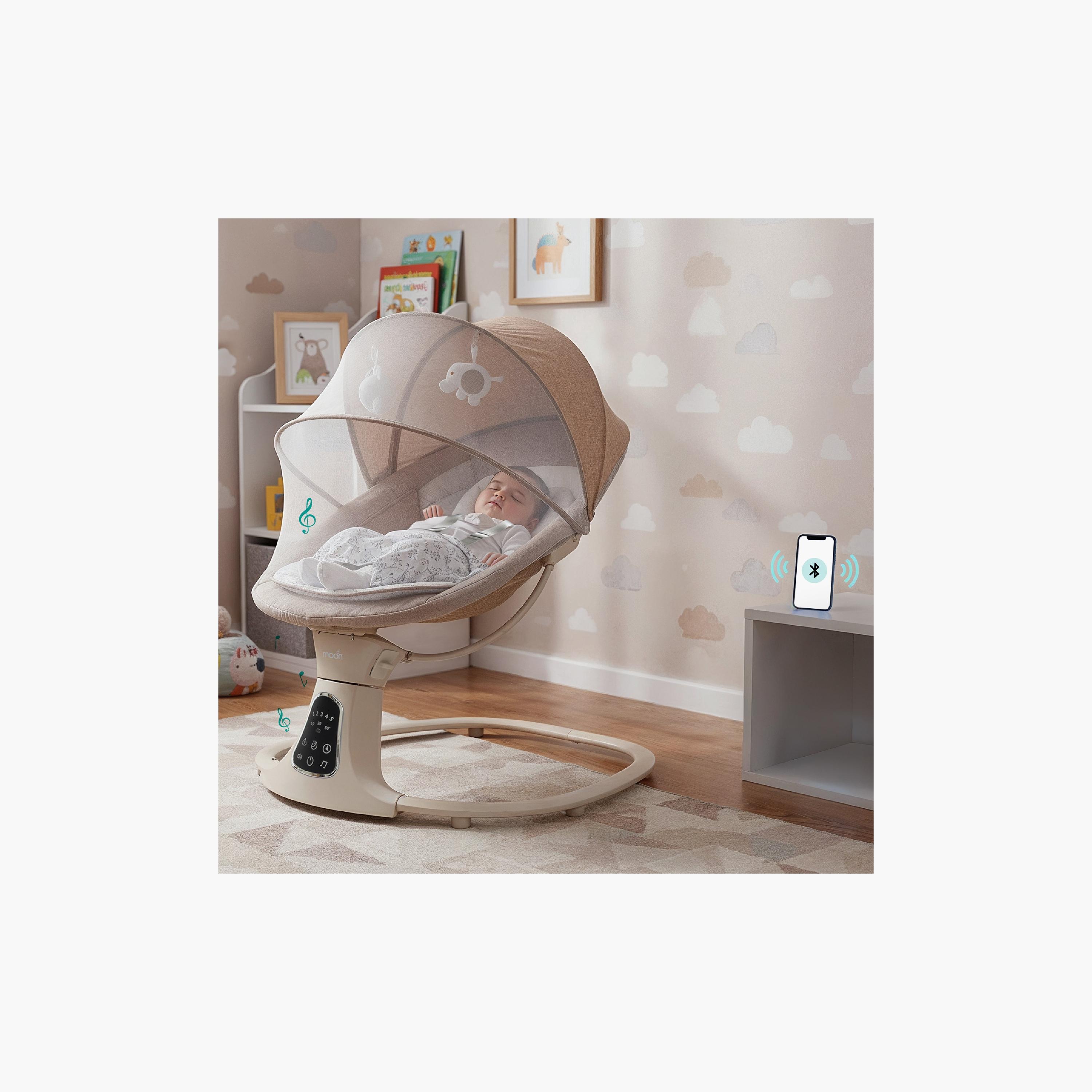 Moon Koze Remote Controlled Baby Swing with Built-In Music System & Mosquito Net - 0 months+-baby-infantactivity-swings-image-9