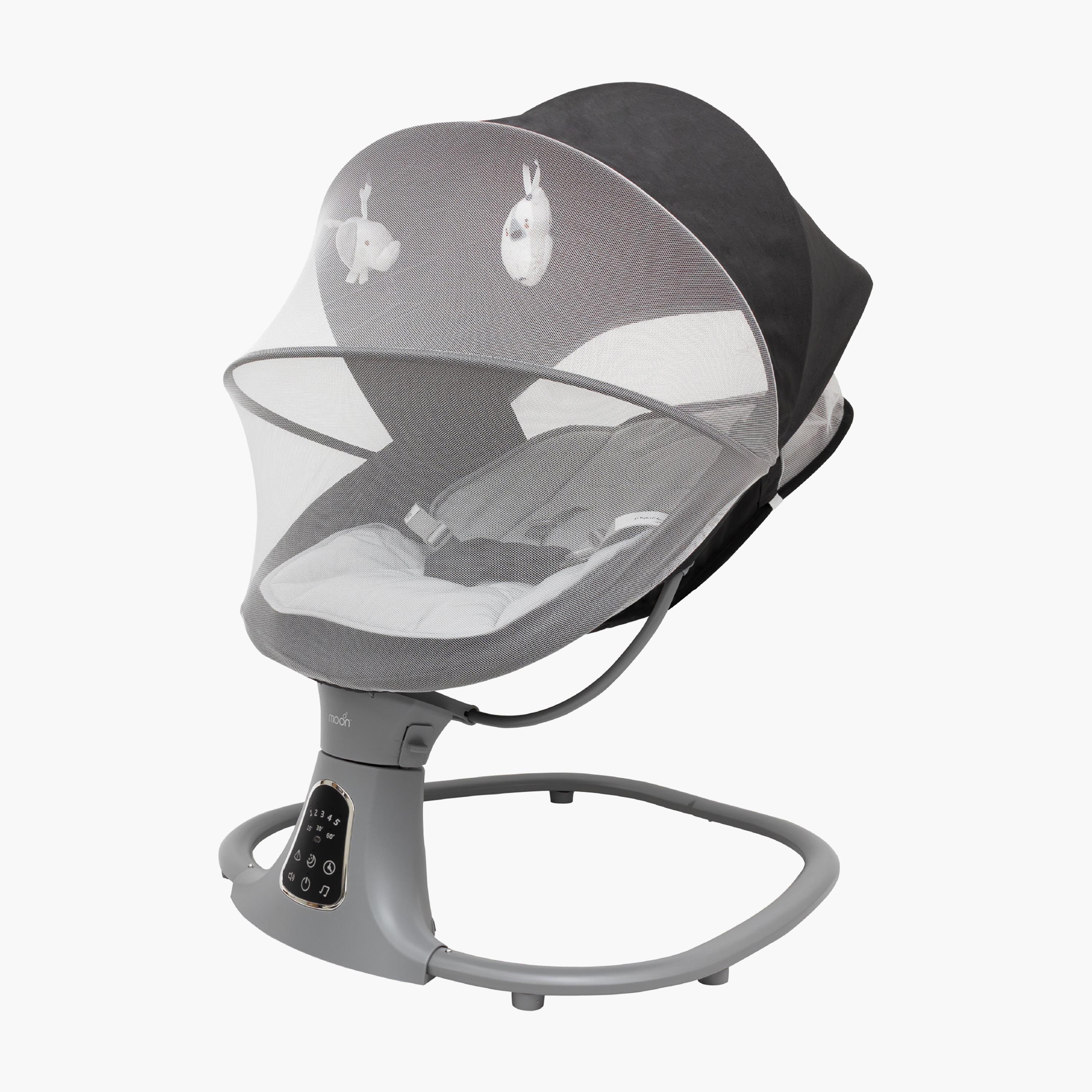Moon Koze Remote Controlled Baby Swing with Built-In Music System & Mosquito Net - 0 months+-baby-infantactivity-swings-image-1