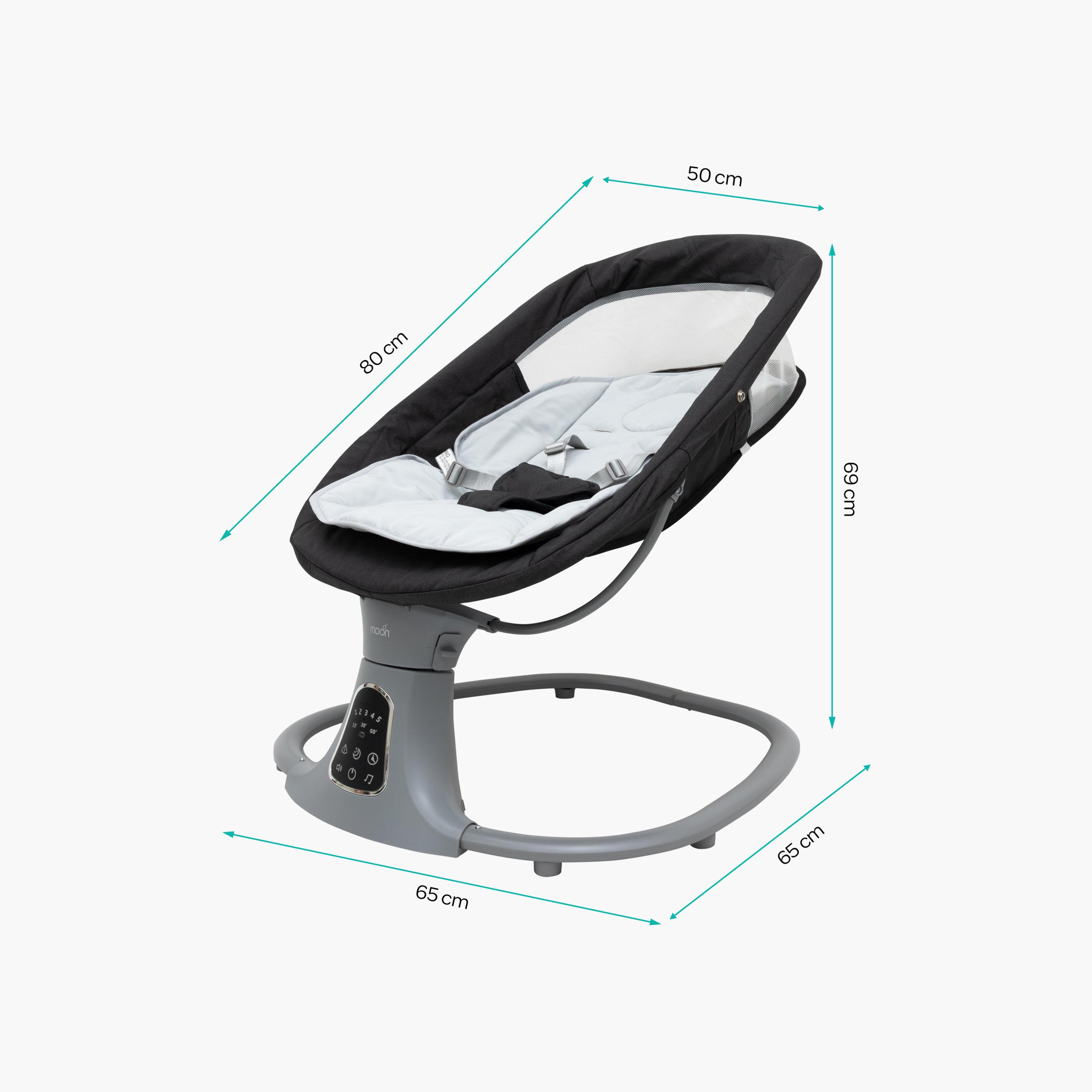 Moon Koze Remote Controlled Baby Swing with Built-In Music System & Mosquito Net - 0 months+-baby-infantactivity-swings-image-3