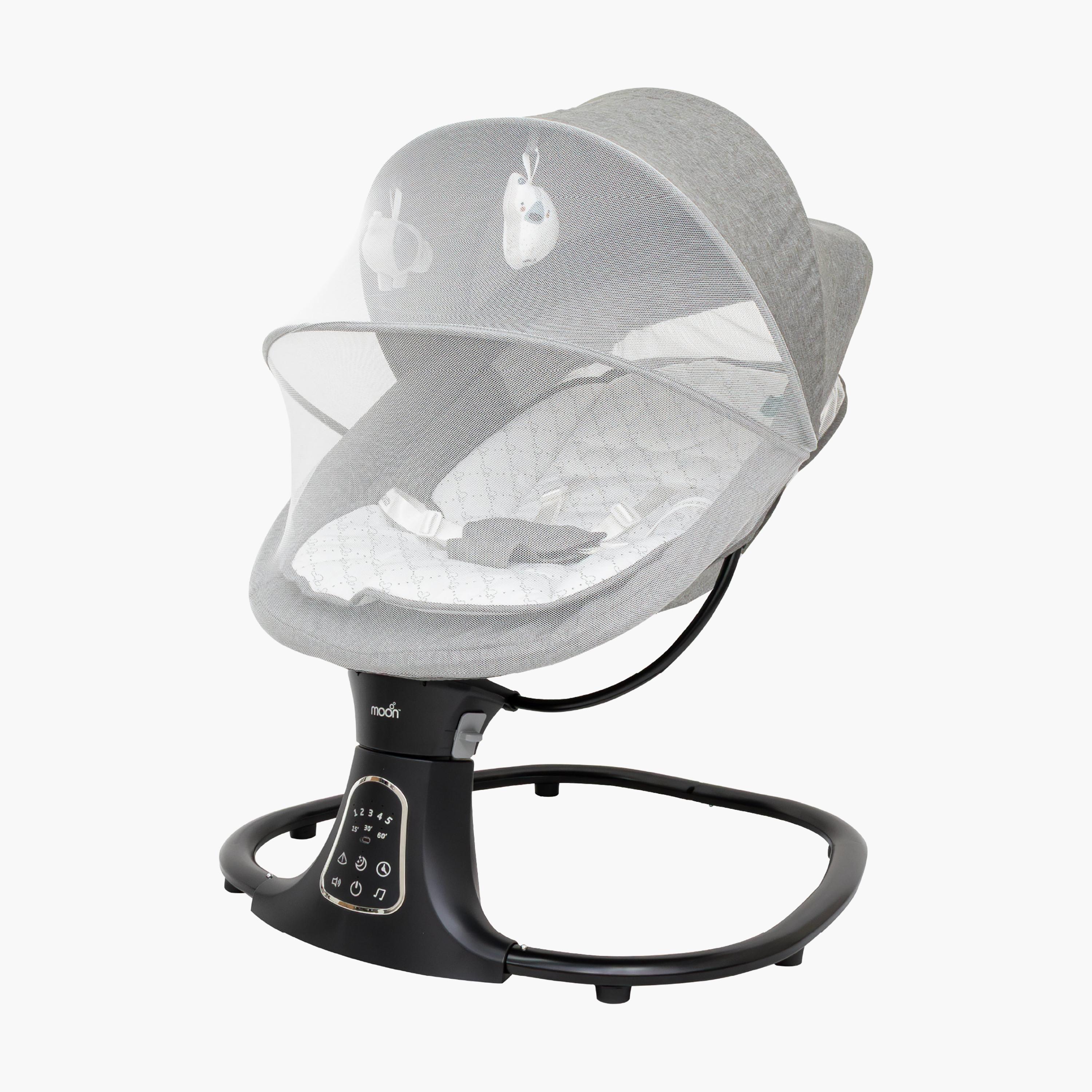 Moon Koze Remote Controlled Baby Swing with Built-In Music System & Mosquito Net - 0 months+-baby-infantactivity-swings-image-1