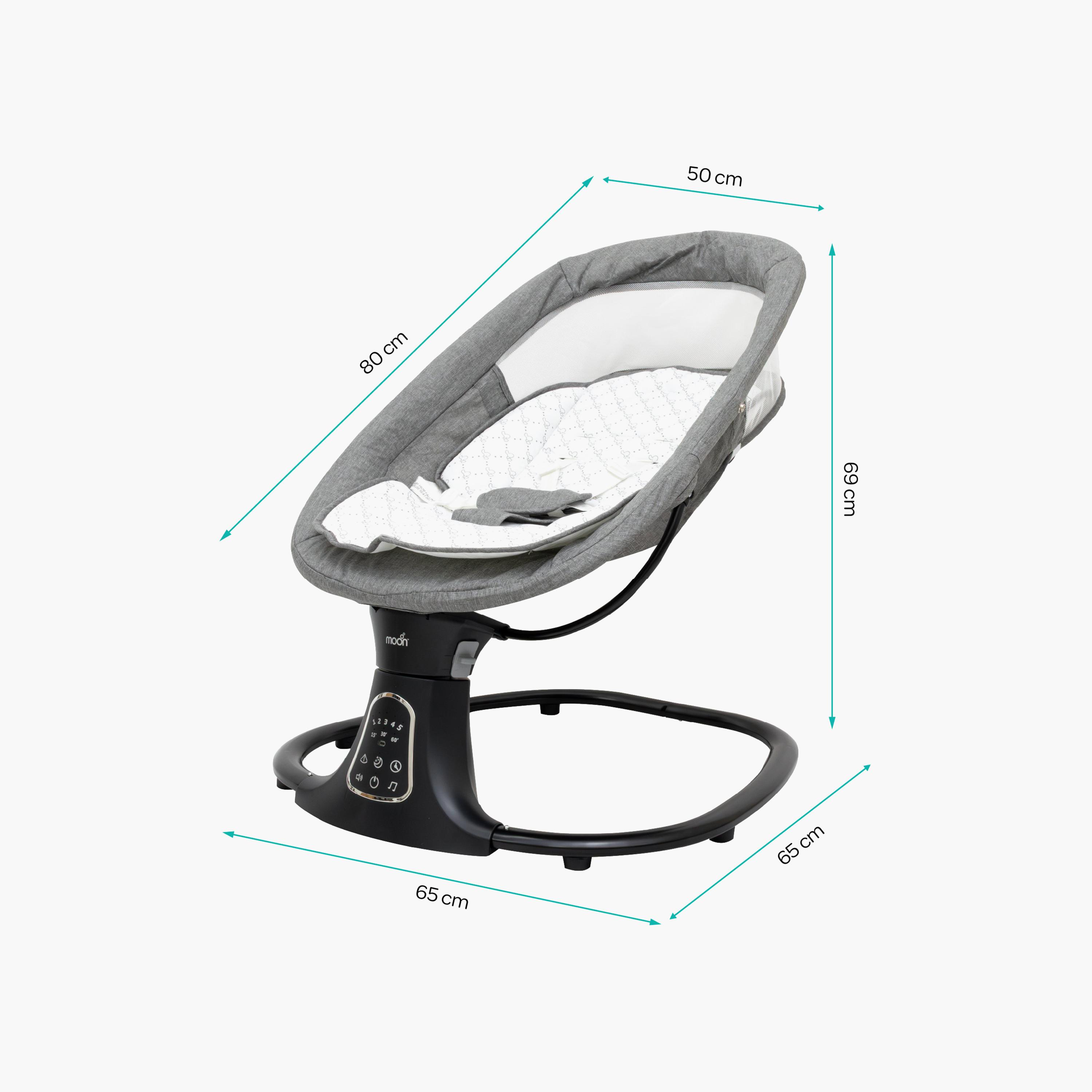 Moon Koze Remote Controlled Baby Swing with Built-In Music System & Mosquito Net - 0 months+-baby-infantactivity-swings-image-3