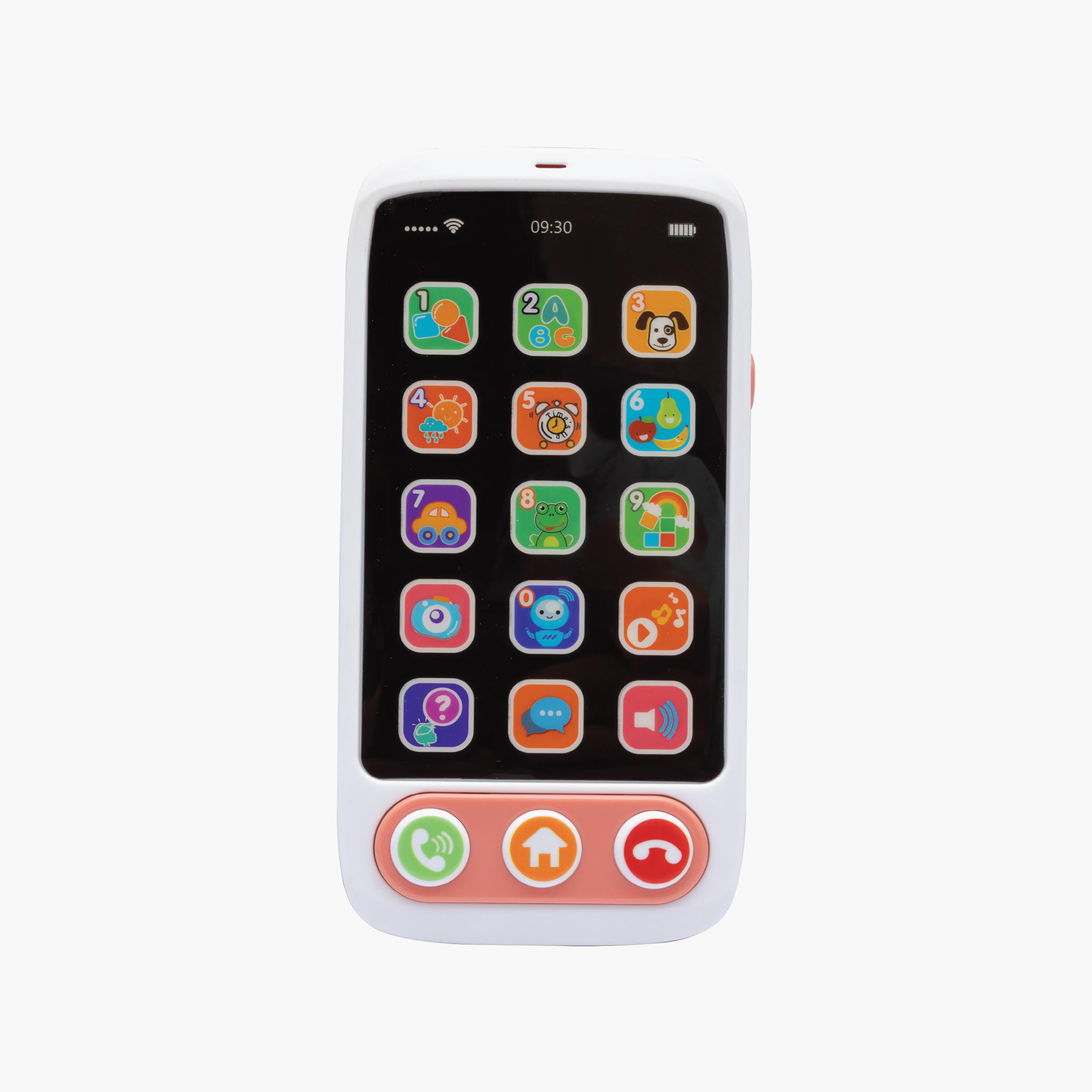 Moon A-Fone Electronic Touch Screen Mobile Phone Toy - 6 months+-toys-babyandtoddlertoys-lightsandmusicaltoys-image-1