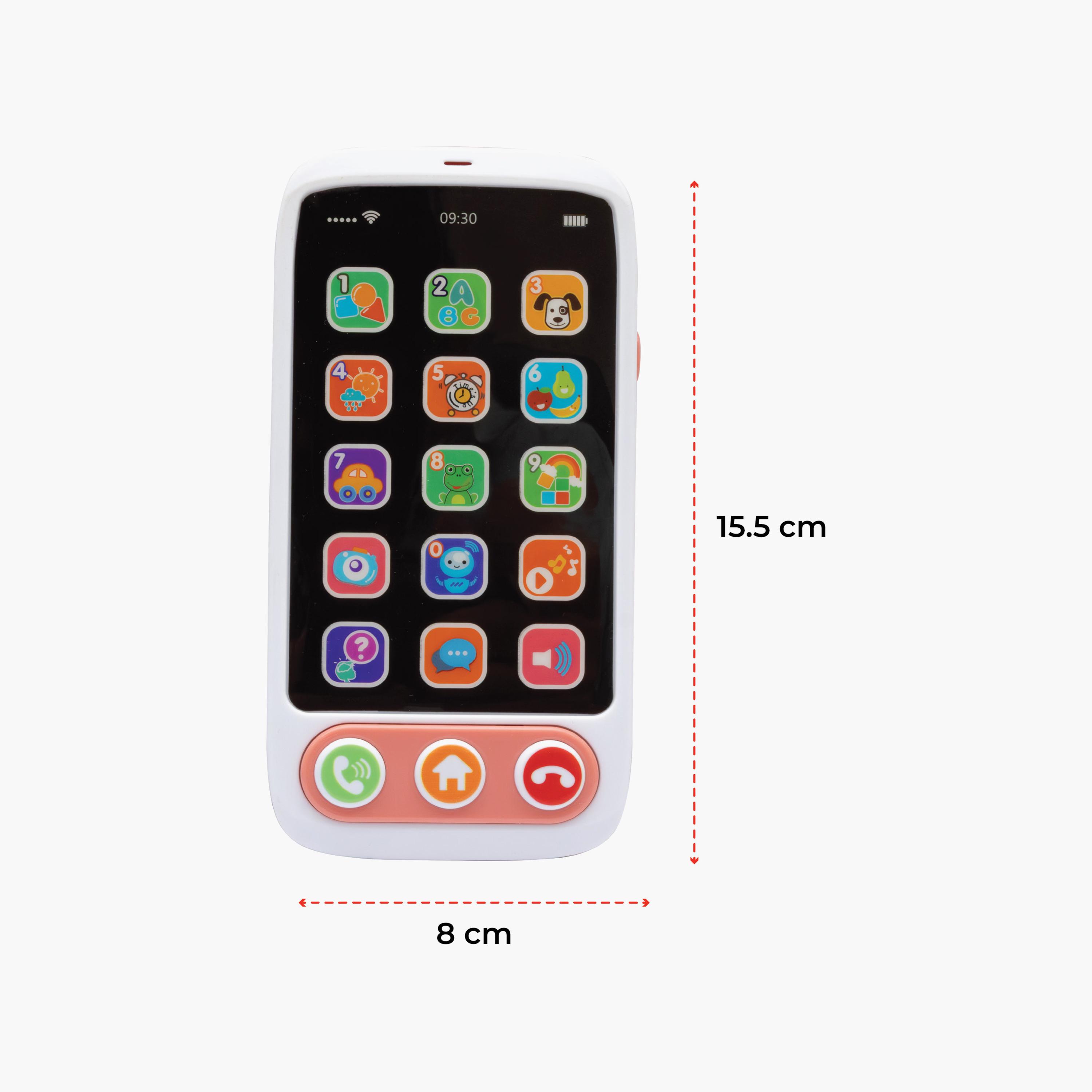 Moon A-Fone Electronic Touch Screen Mobile Phone Toy - 6 months+-toys-babyandtoddlertoys-lightsandmusicaltoys-image-4