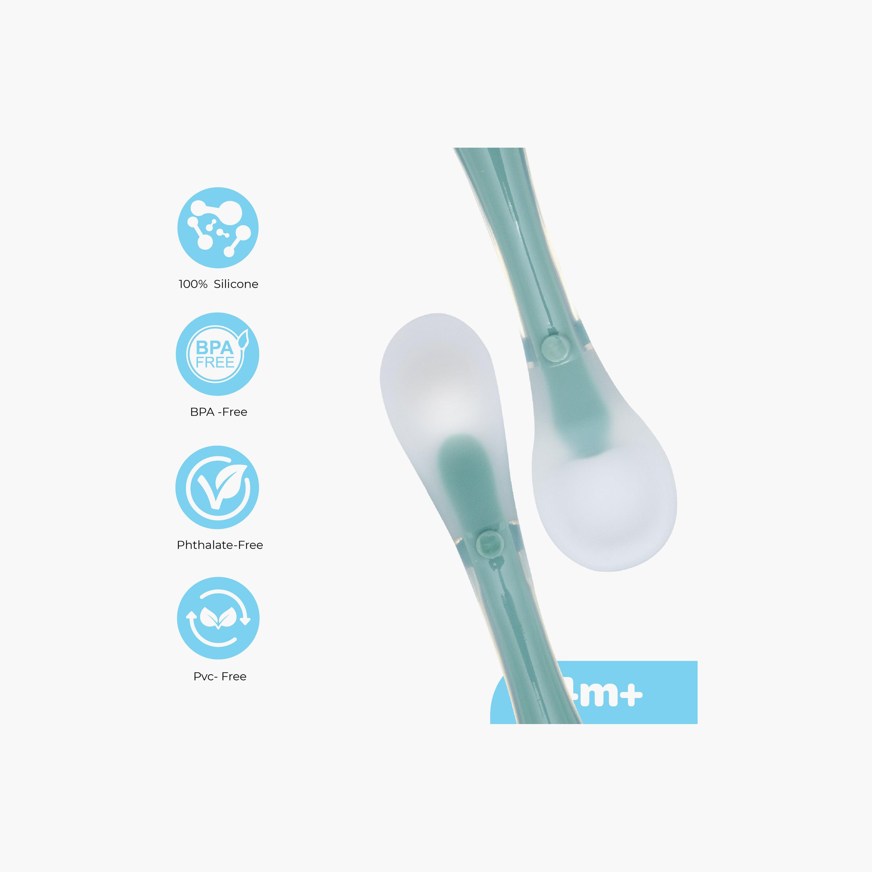 Moon 2-Piece LED Weaning Silicone Feeding Spoon-baby-feeding-mealtimeessentials-image-2