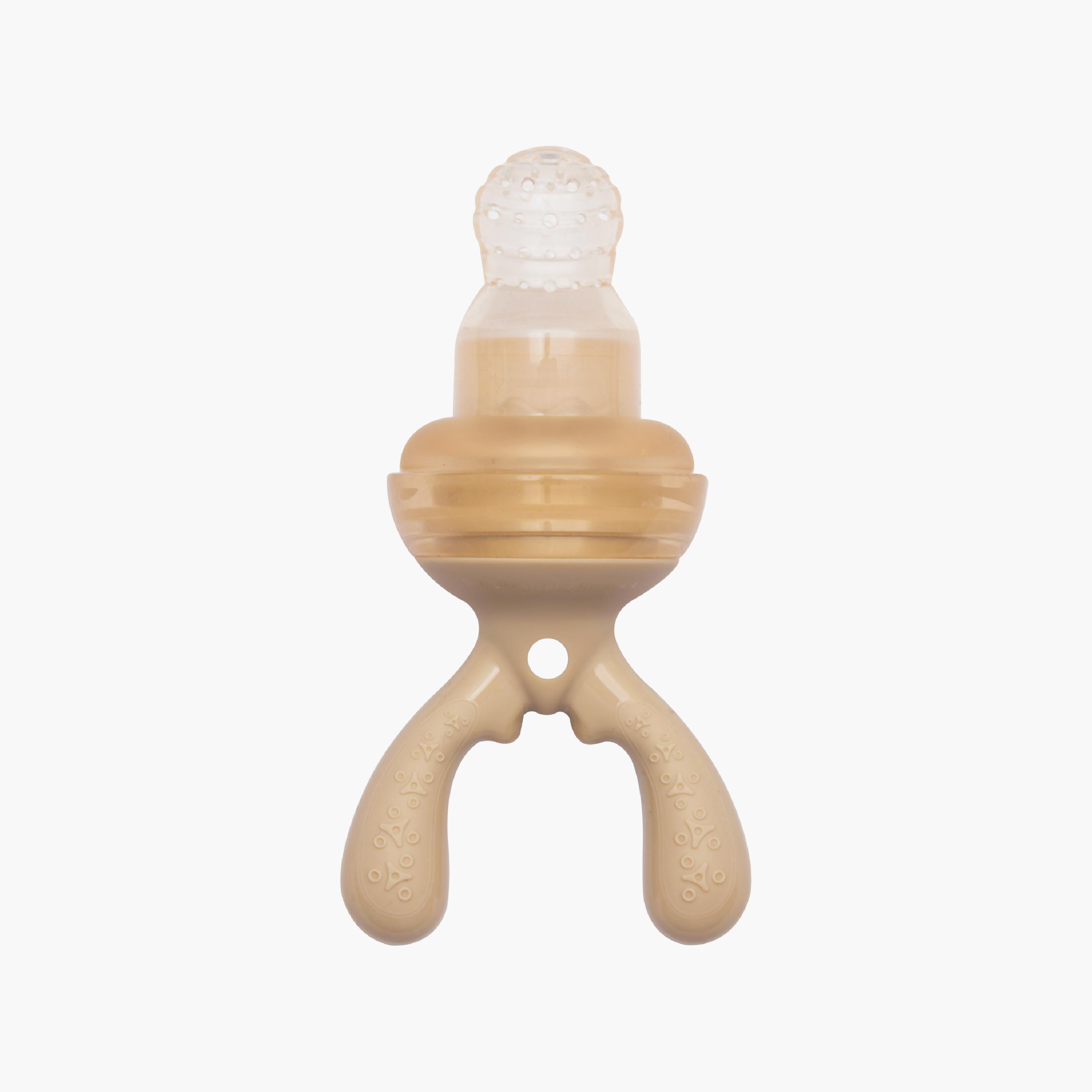 عضاضة الفاكهة من السيليكون والخالية من مادة BPA من مون - بيج-baby-feeding-teethers-image-1
