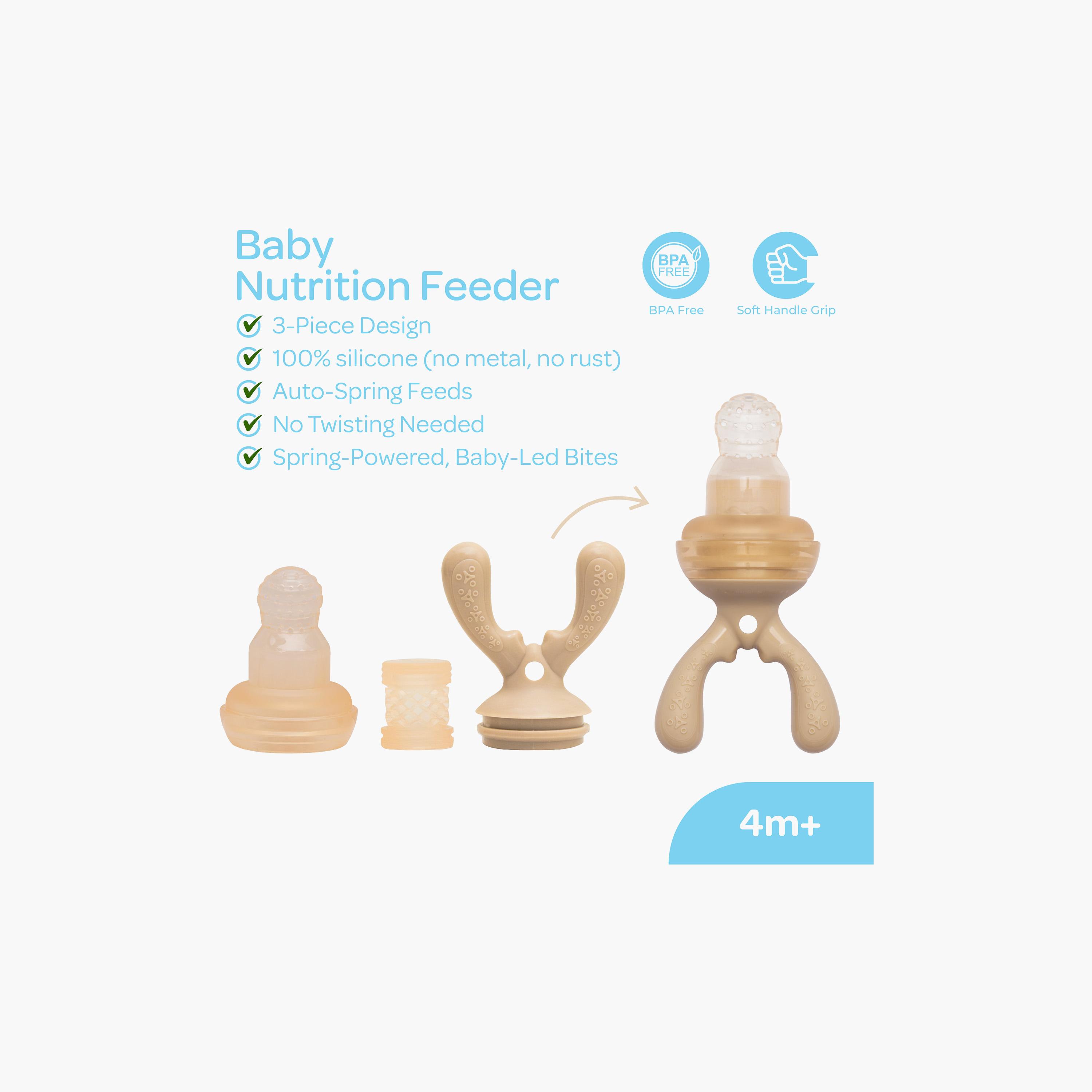 عضاضة الفاكهة من السيليكون والخالية من مادة BPA من مون - بيج-baby-feeding-teethers-image-2