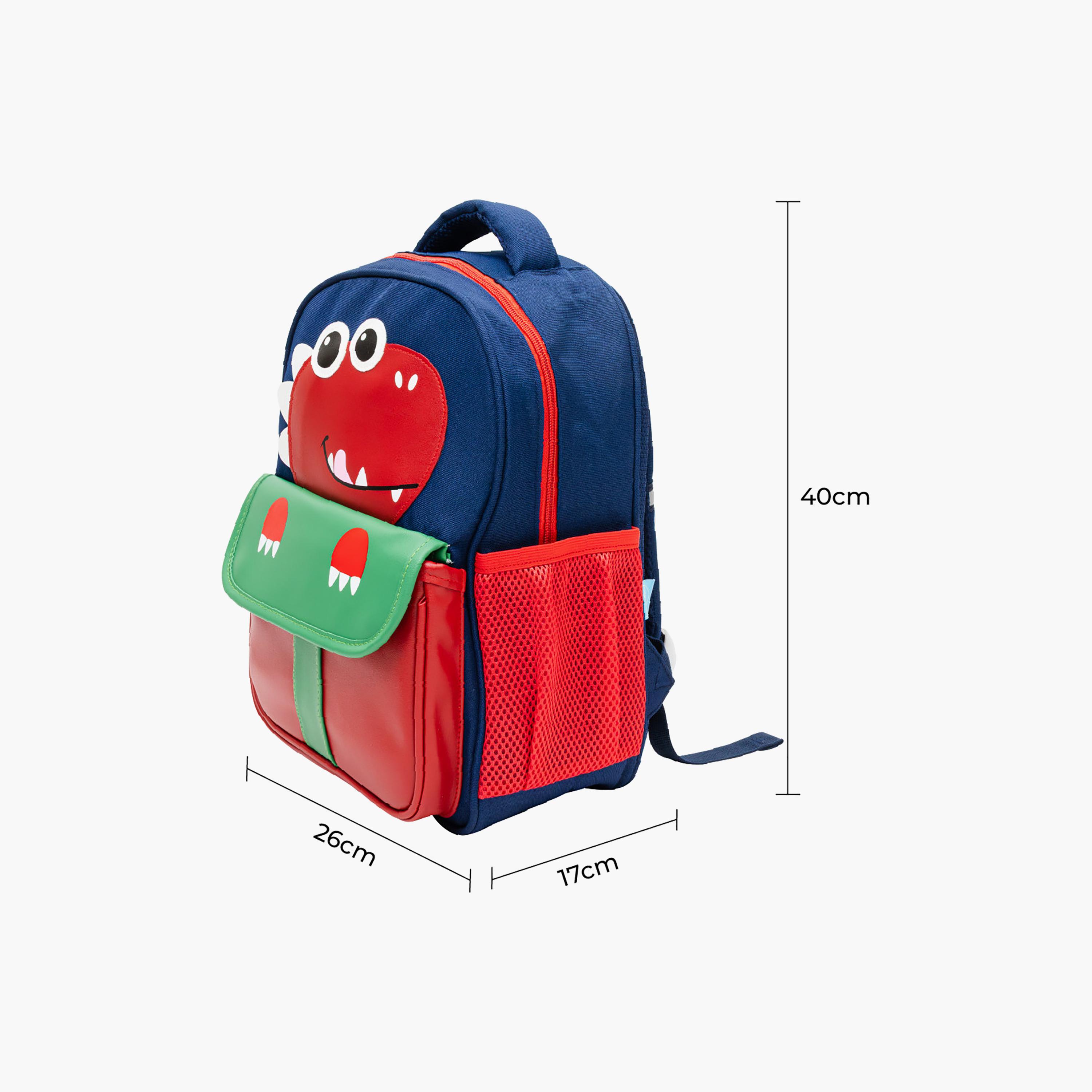 حقيبة ظهر مقاومة للماء بتصميم ثلاثي الأبعاد من مون - دينو-school-bagsandbackpacks-backpacks-image-1