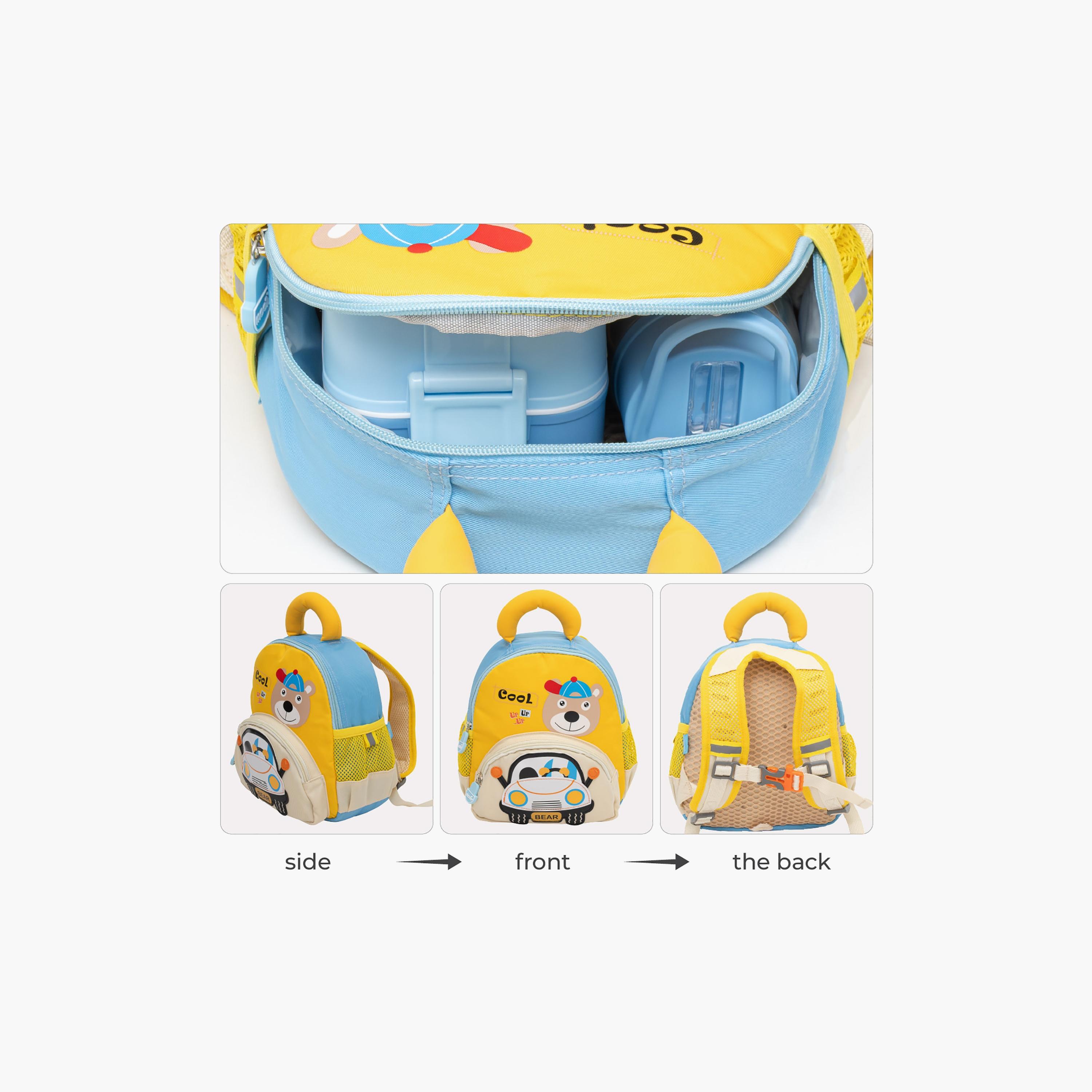 Moon 3D Design Waterproof Backpack - Bear-school-bagsandbackpacks-backpacks-image-7