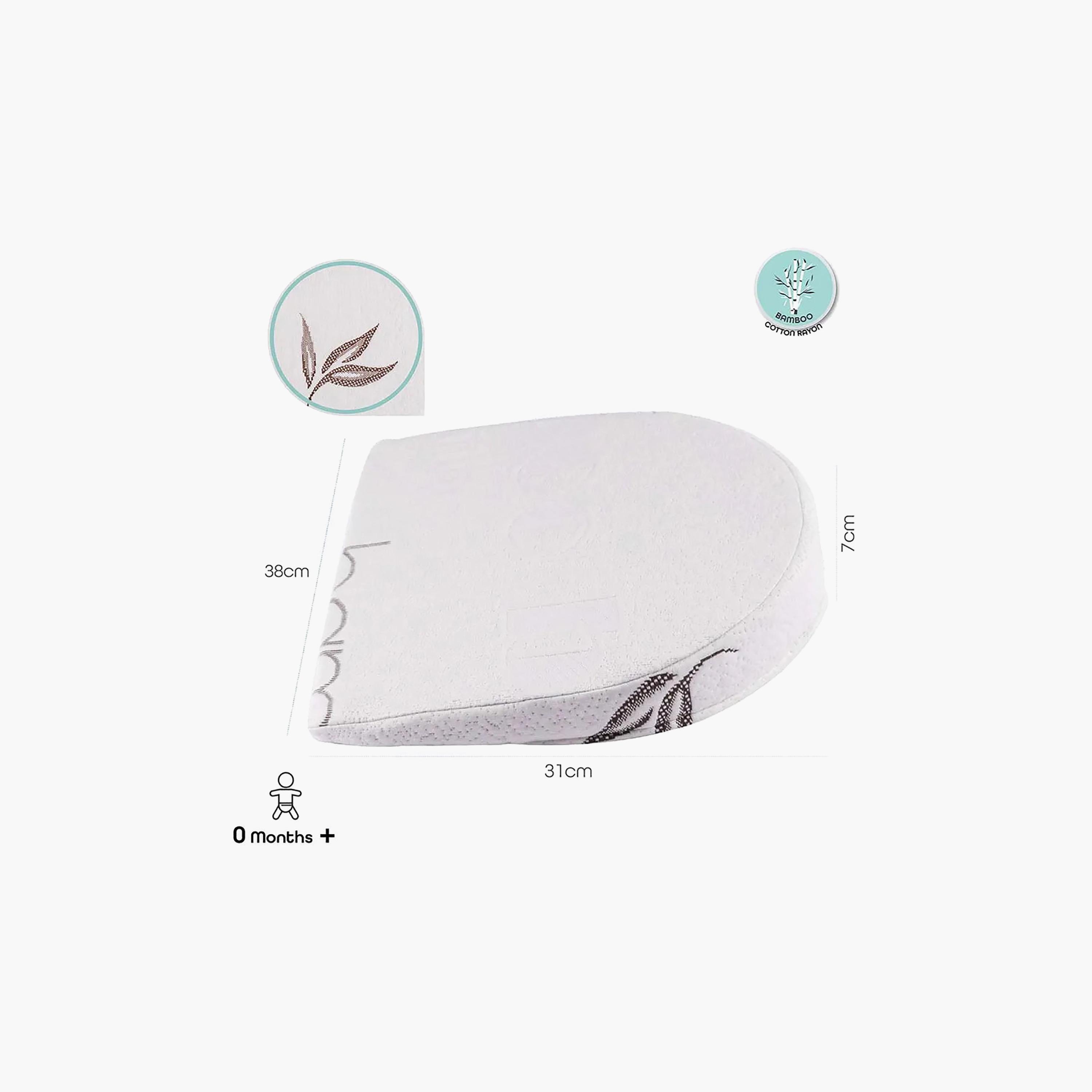 Moon Half Moon Bamboo Rayon Universal Crib Wedge - 0 months+-baby-nursery-babybedding-image-2