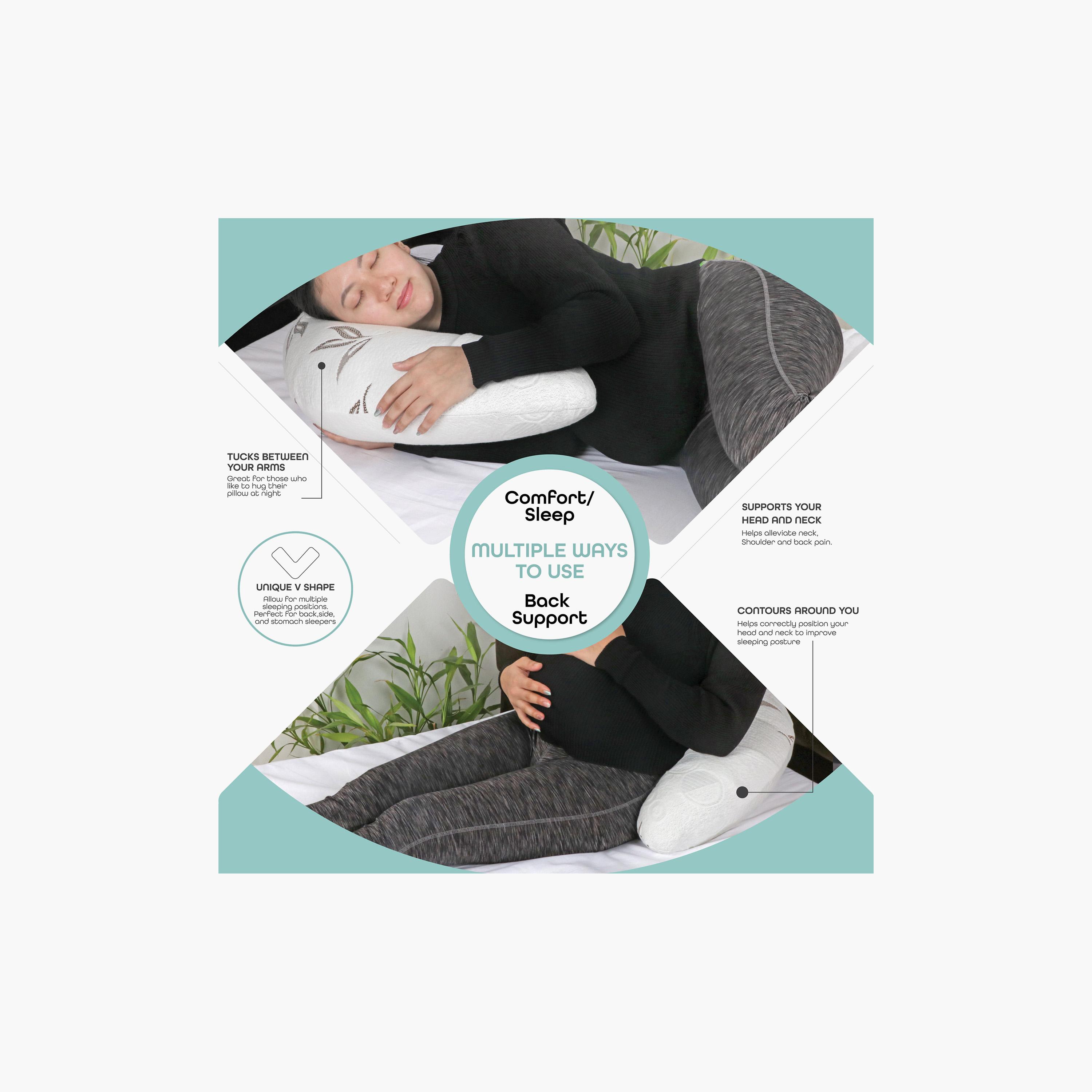Moon Bamboo Rayon Heat Regulating Support Pillow-baby-maternalcare-pregnancypillows-image-3