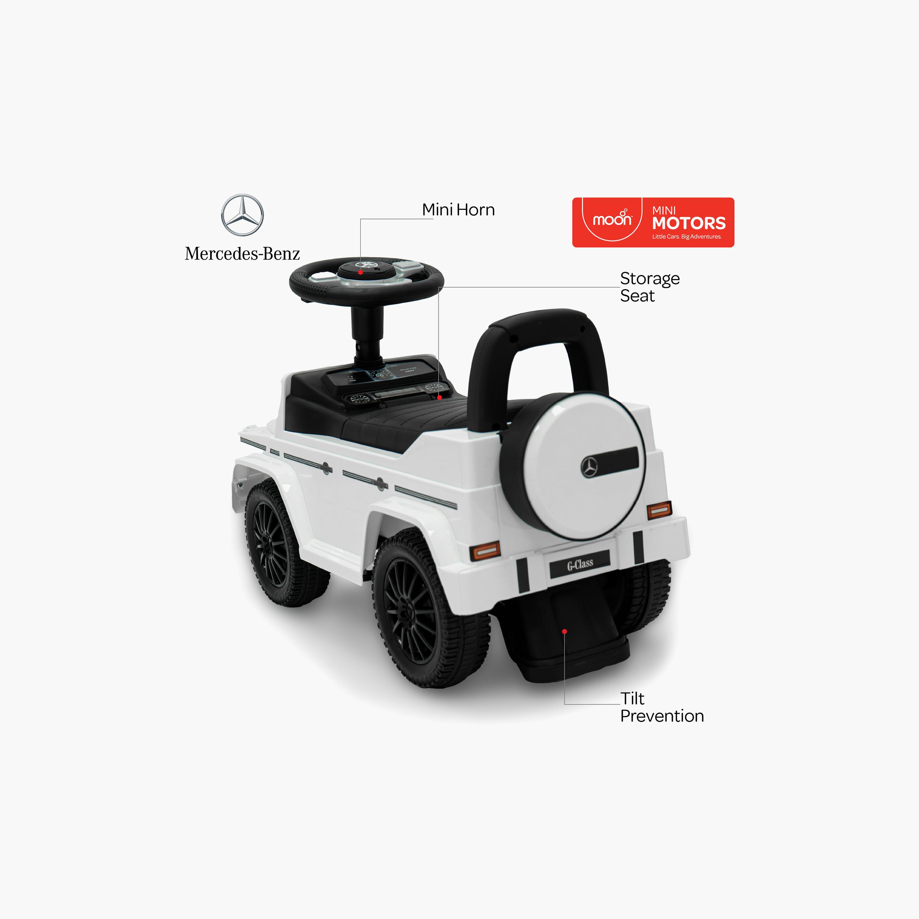 Moon Licensed Mercedes Ride-On Sports Car - 12-36 Months-toys-outdoor-bikesandrideons-electricvehicles-image-2