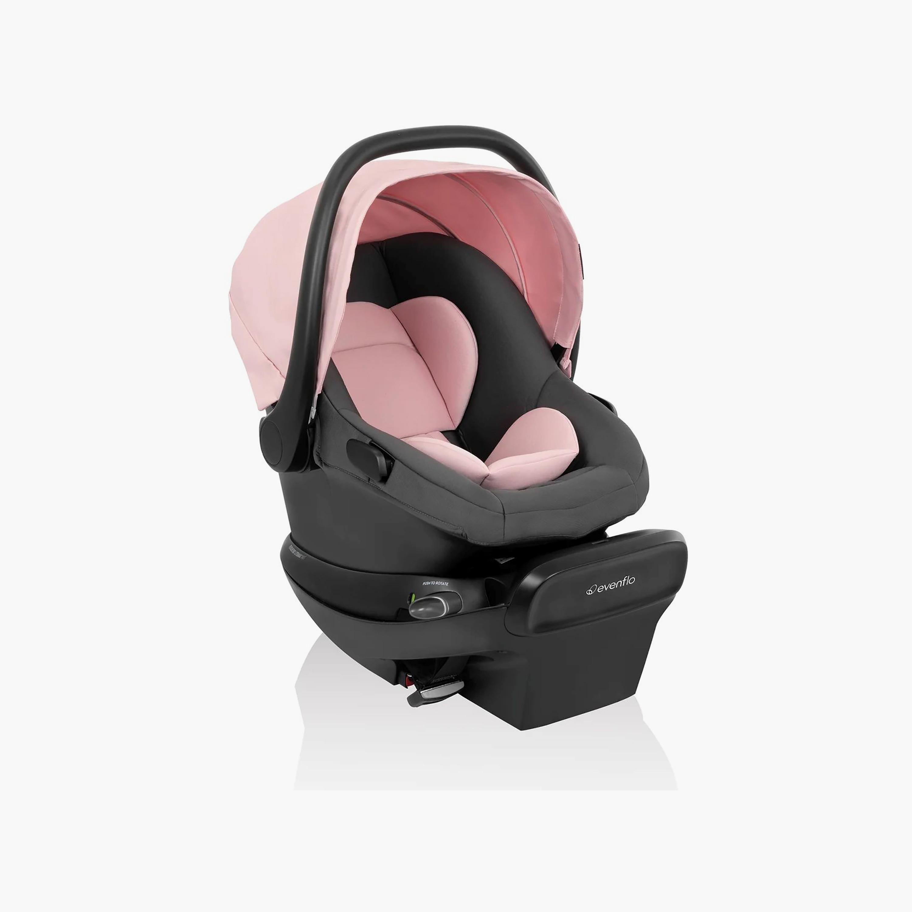 Evenflo Shyft Intuiti Travel System with Revolve180 LiteMax NXT Infant Car Seat - Amaranth Pink-baby-gear-strollersandprams-travelsystems-image-5