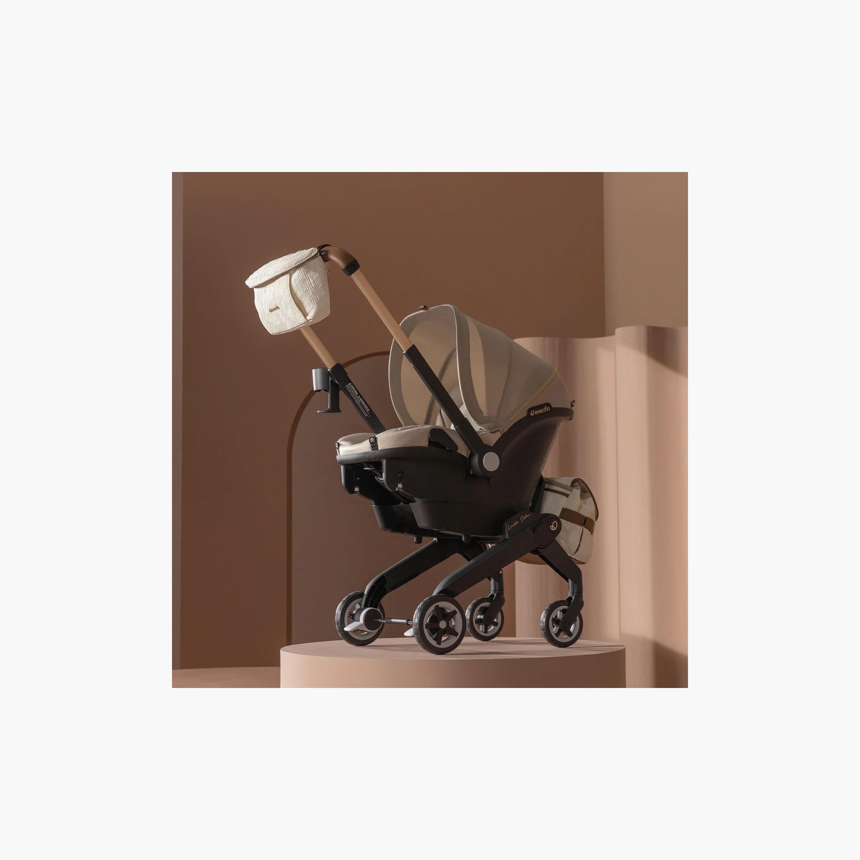 مقعد سيارة وعربة أطفال شيفت دوالرايد مع مساحة تخزين متعددة من إيفنفلو - شامبين-baby-gear-strollersandprams-travelsystems-image-10