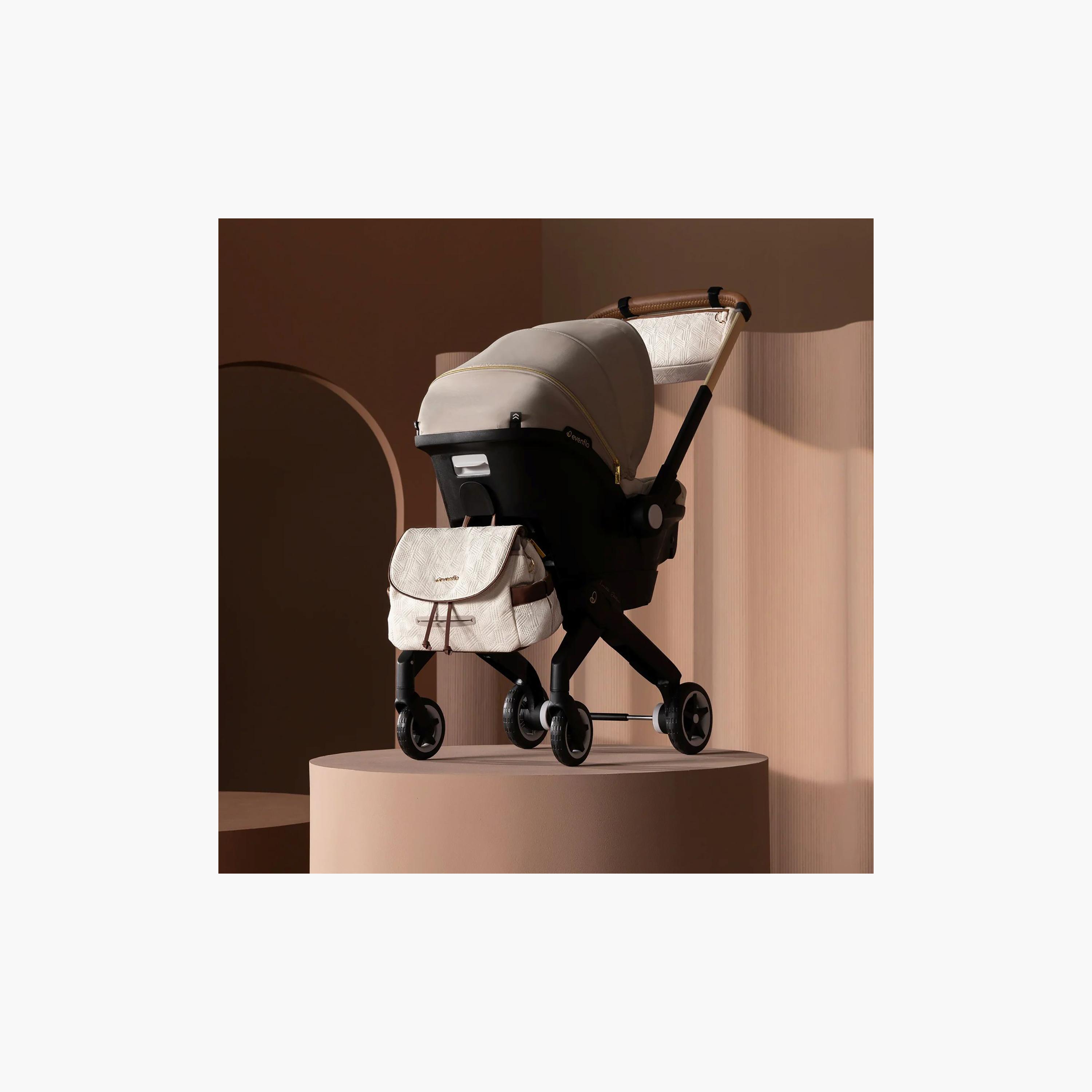 مقعد سيارة وعربة أطفال شيفت دوالرايد مع مساحة تخزين متعددة من إيفنفلو - شامبين-baby-gear-strollersandprams-travelsystems-image-11
