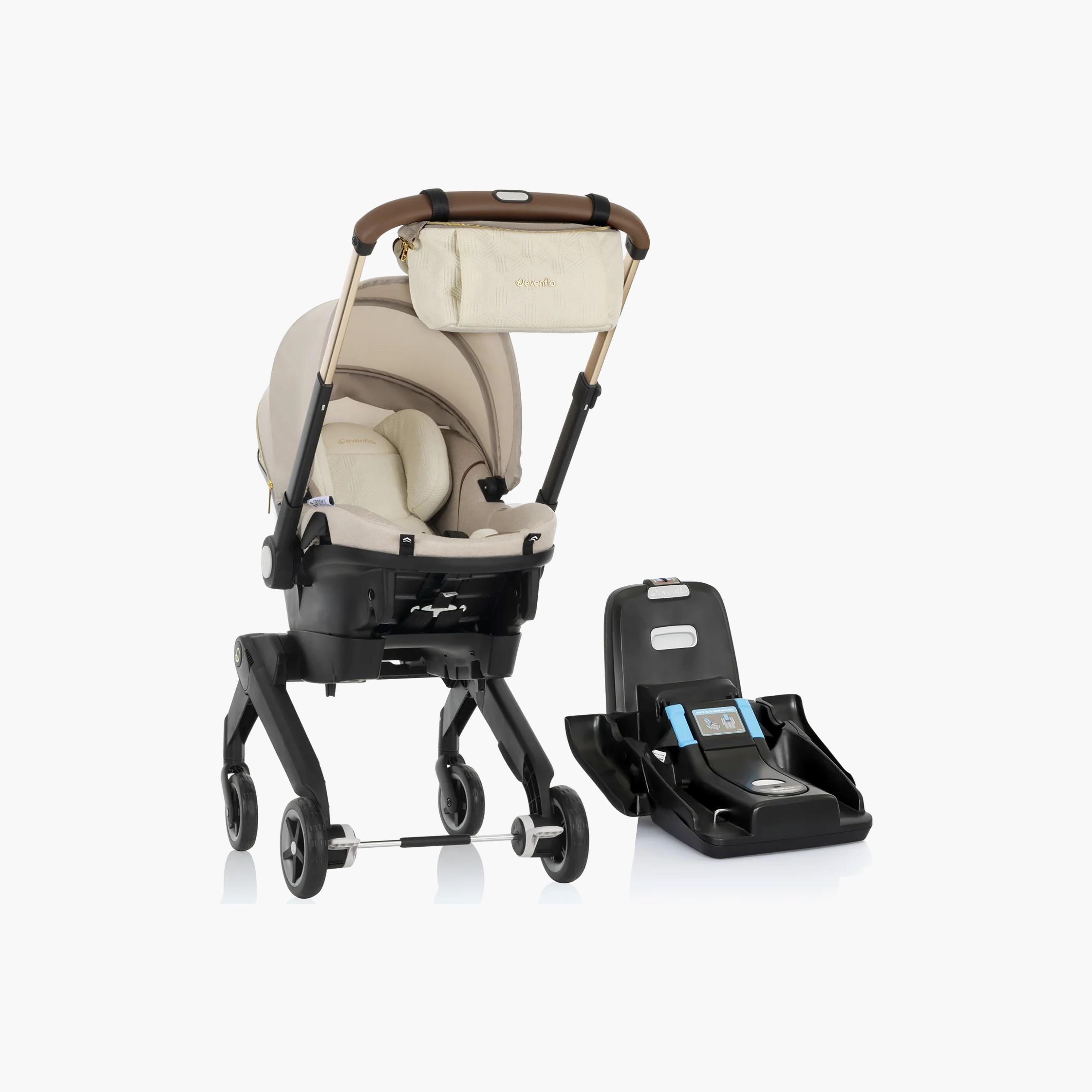 مقعد سيارة وعربة أطفال شيفت دوالرايد مع مساحة تخزين متعددة من إيفنفلو - شامبين-baby-gear-strollersandprams-travelsystems-image-21