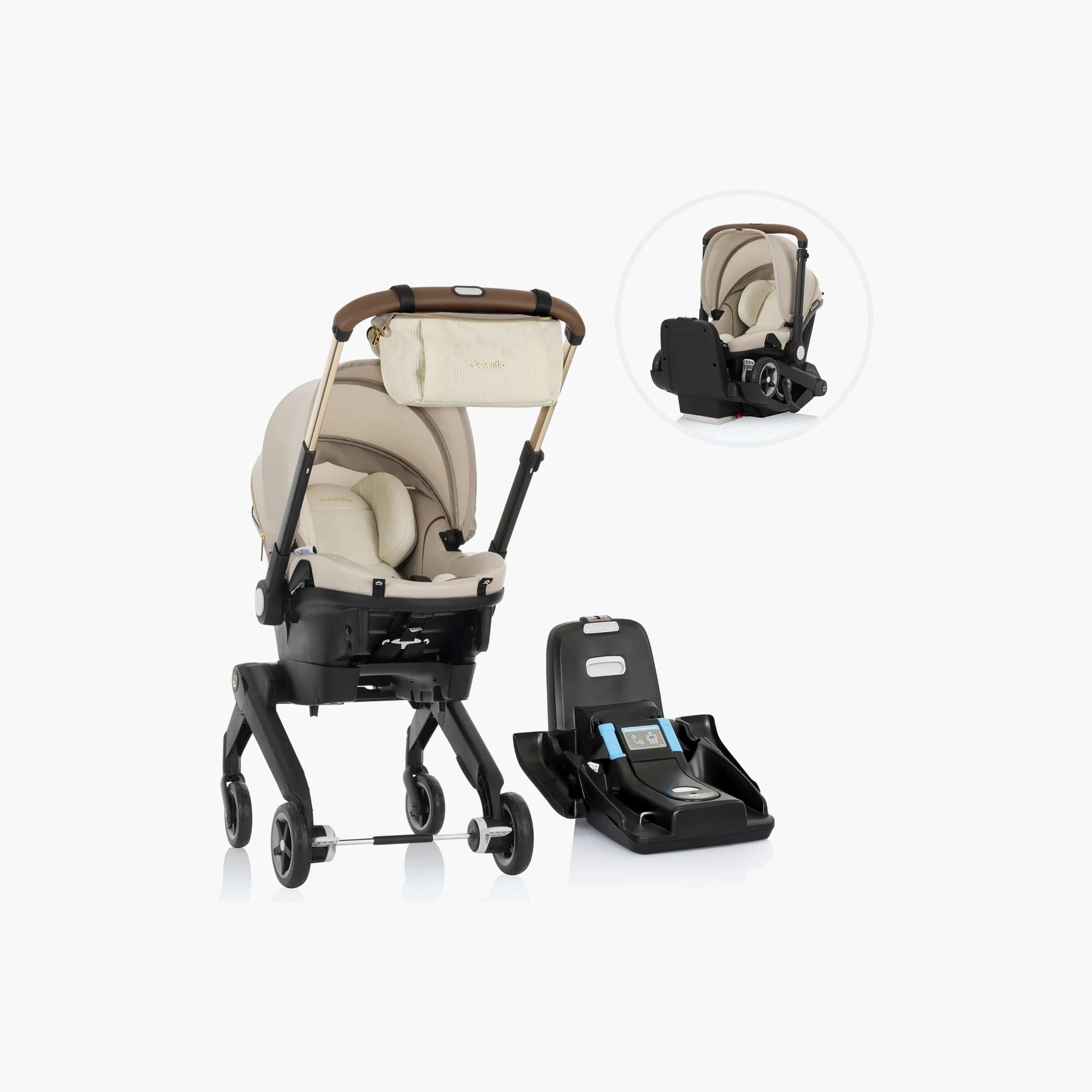 مقعد سيارة وعربة أطفال شيفت دوالرايد مع مساحة تخزين متعددة من إيفنفلو - شامبين-baby-gear-strollersandprams-travelsystems-image-22