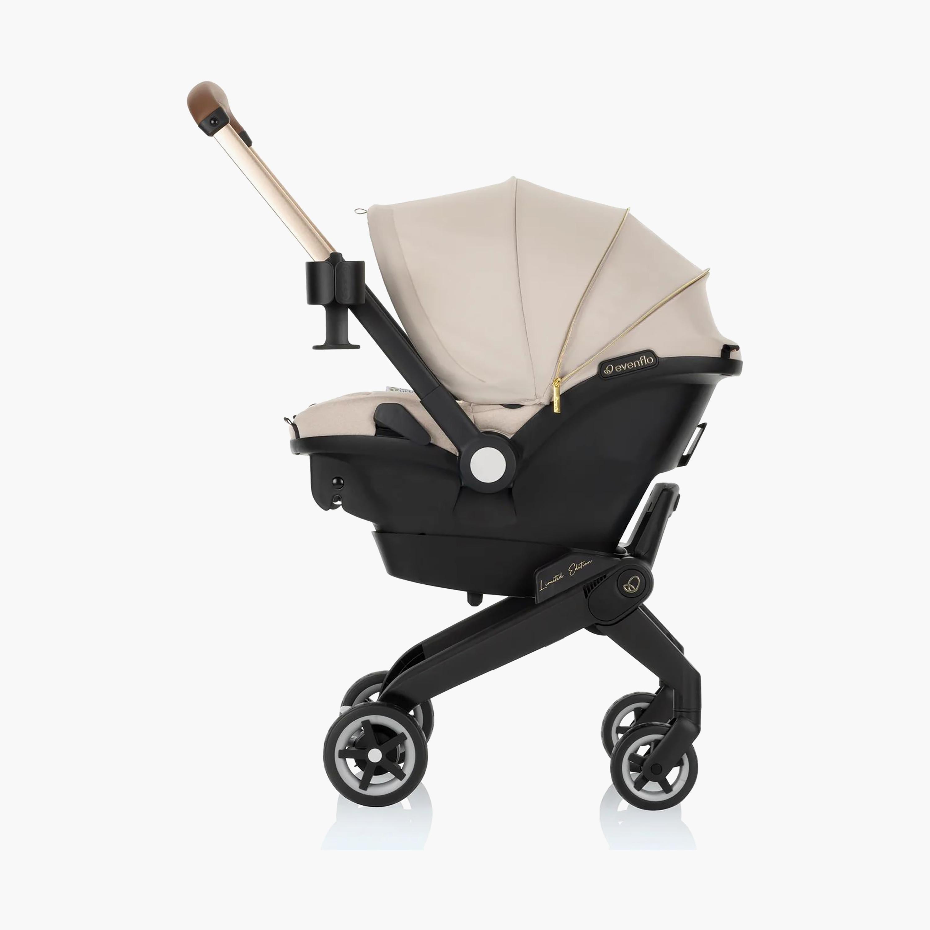 مقعد سيارة وعربة أطفال شيفت دوالرايد مع مساحة تخزين متعددة من إيفنفلو - شامبين-baby-gear-strollersandprams-travelsystems-image-26