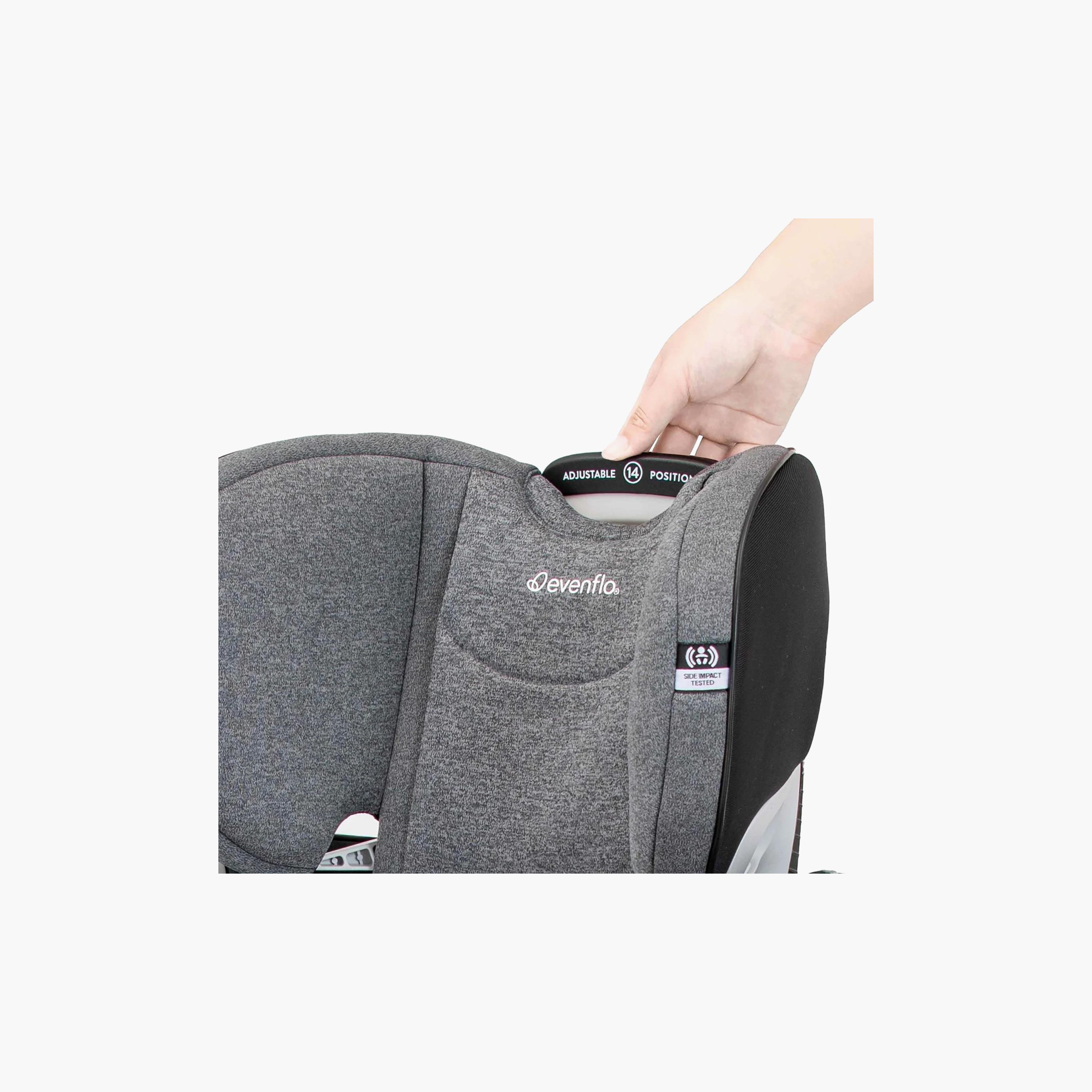 Evenflo Gold Revolve360 Extend All-in-One Rotational Car Seat with SensorSafe - Moonstone Gray-baby-gear-carseats-image-25
