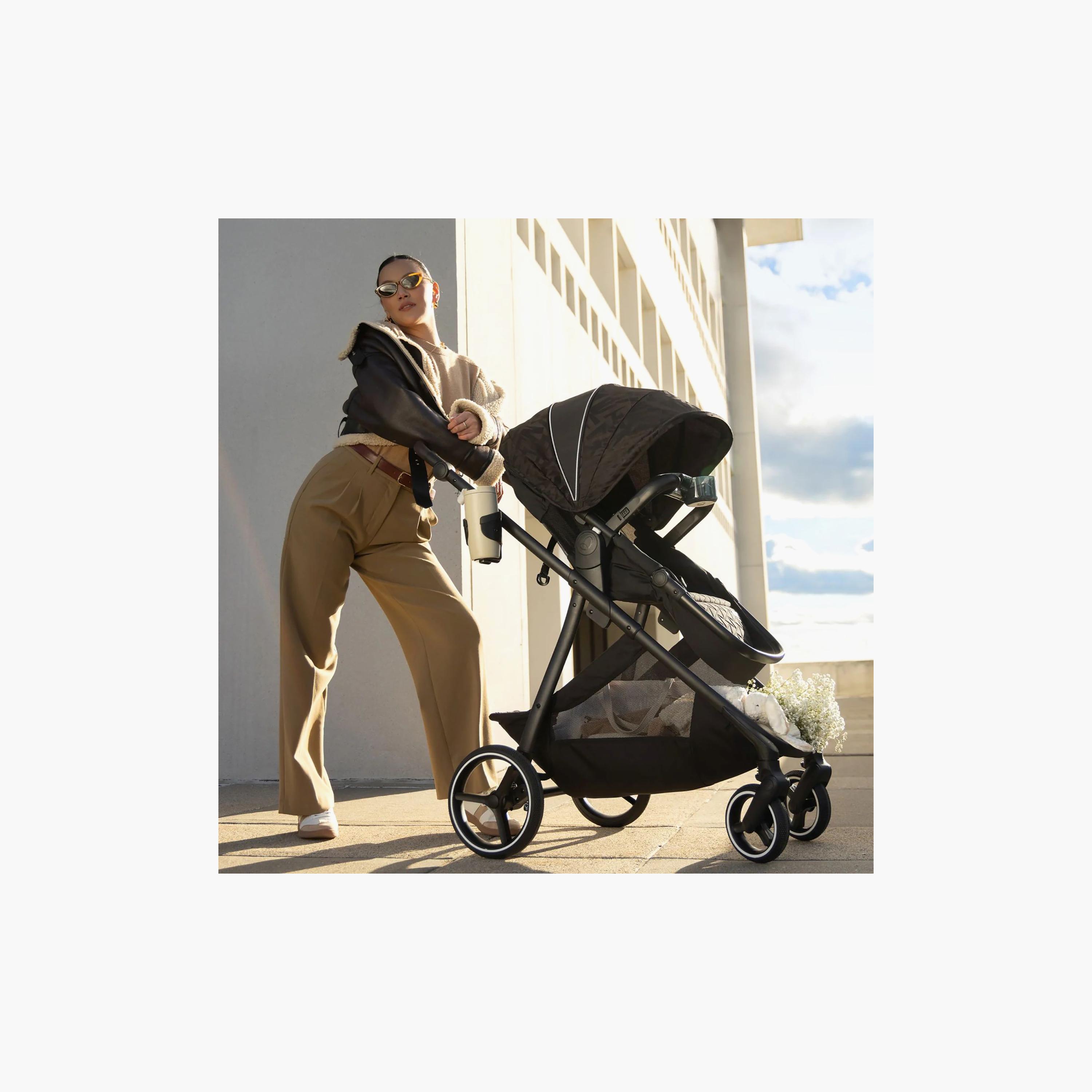 نظام السفر شيفت إنتويتي+ مع ريفولف180 لايتماكس NXT من إيفنفلو - أسود دوبان-baby-gear-strollersandprams-travelsystems-image-3