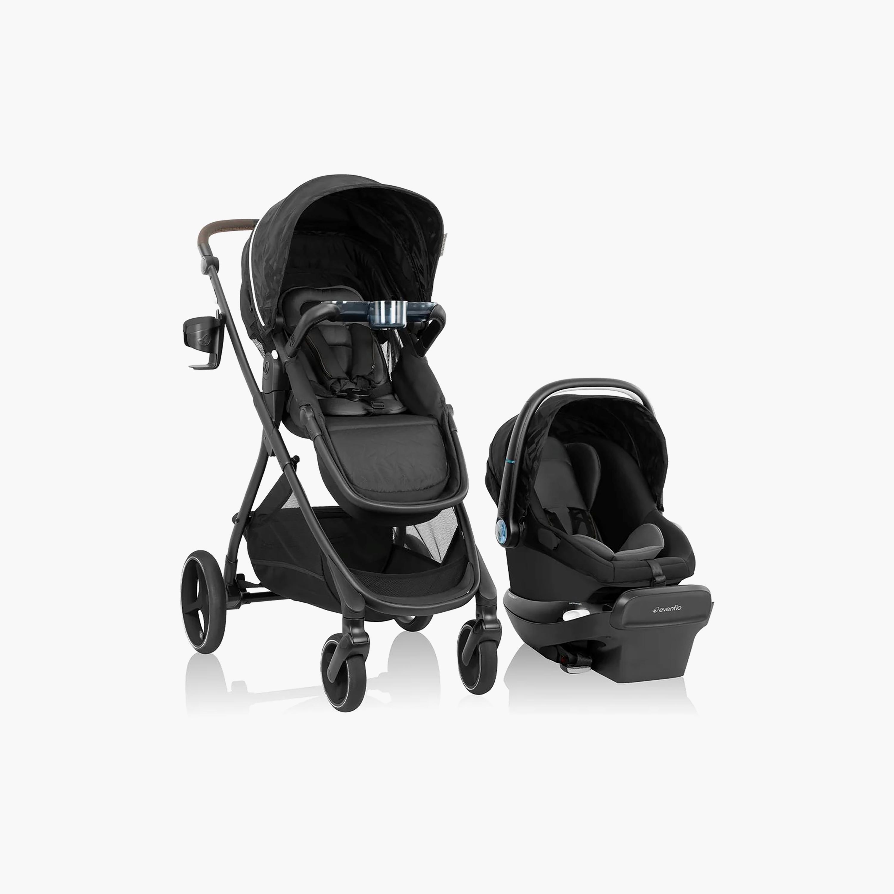 نظام السفر شيفت إنتويتي+ مع ريفولف180 لايتماكس NXT من إيفنفلو - أسود دوبان-baby-gear-strollersandprams-travelsystems-image-6