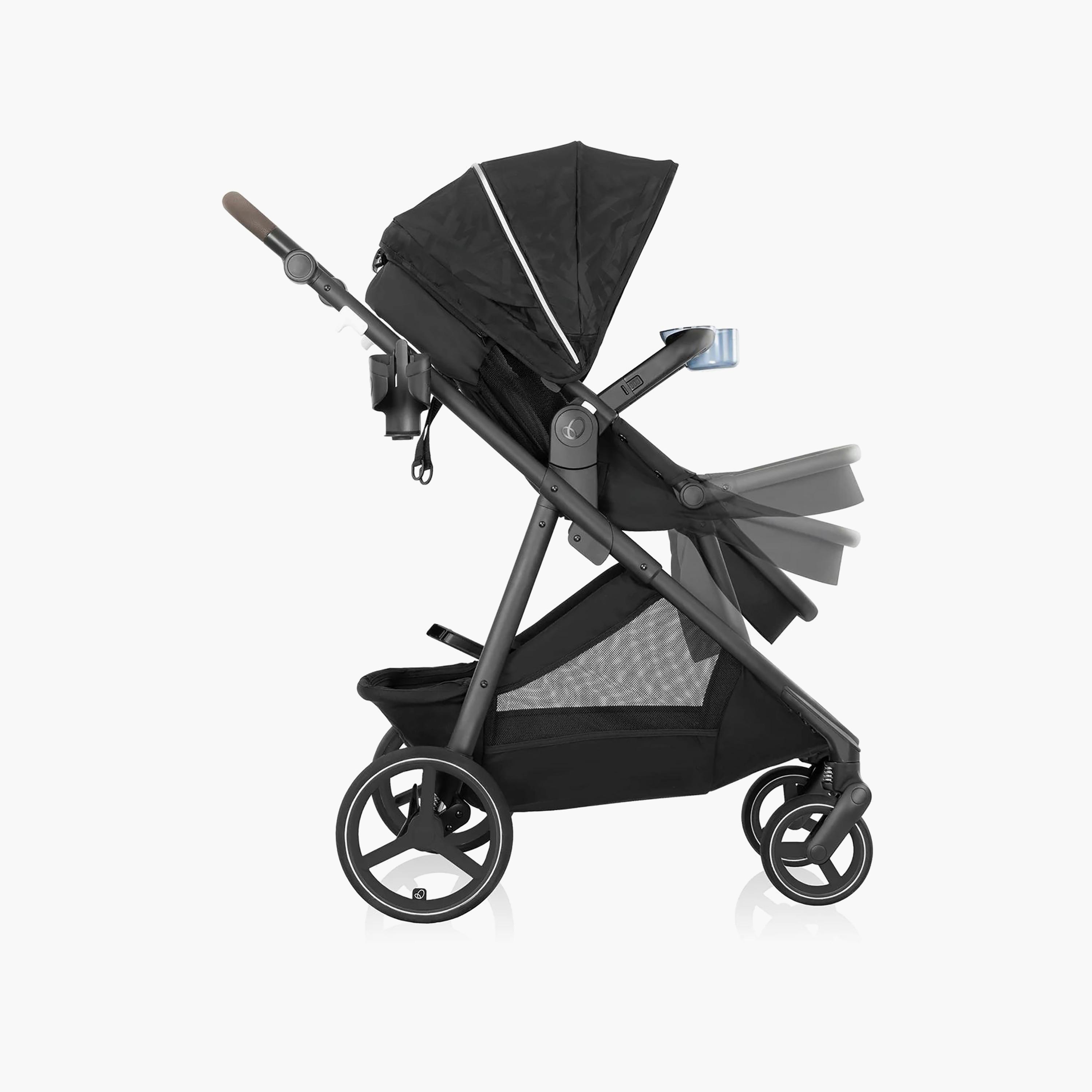 نظام السفر شيفت إنتويتي+ مع ريفولف180 لايتماكس NXT من إيفنفلو - أسود دوبان-baby-gear-strollersandprams-travelsystems-image-9