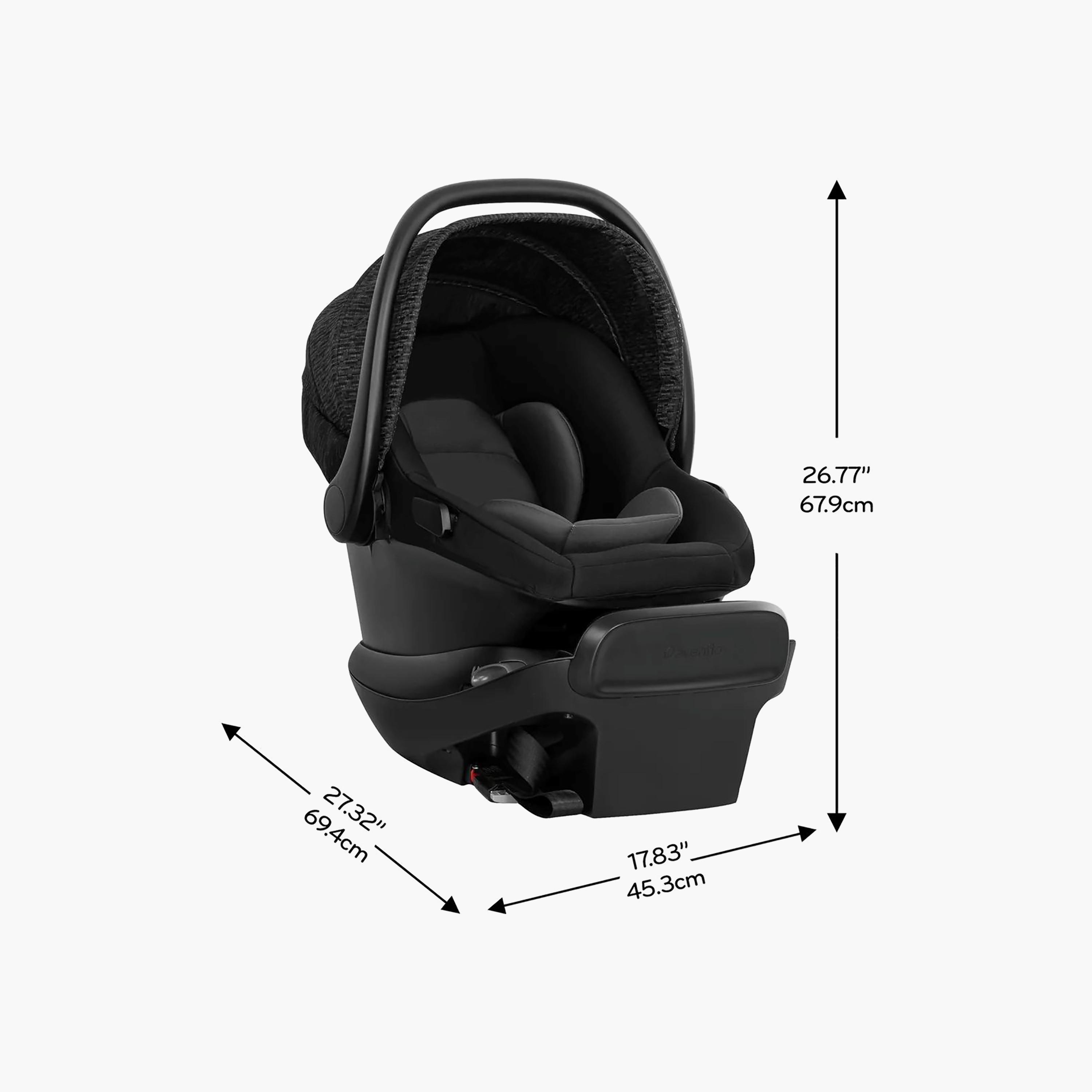 Evenflo Shyft Intuiti Travel System with Revolve180 LiteMax NXT Infant Car Seat - Black Shale-baby-gear-strollersandprams-travelsystems-image-24