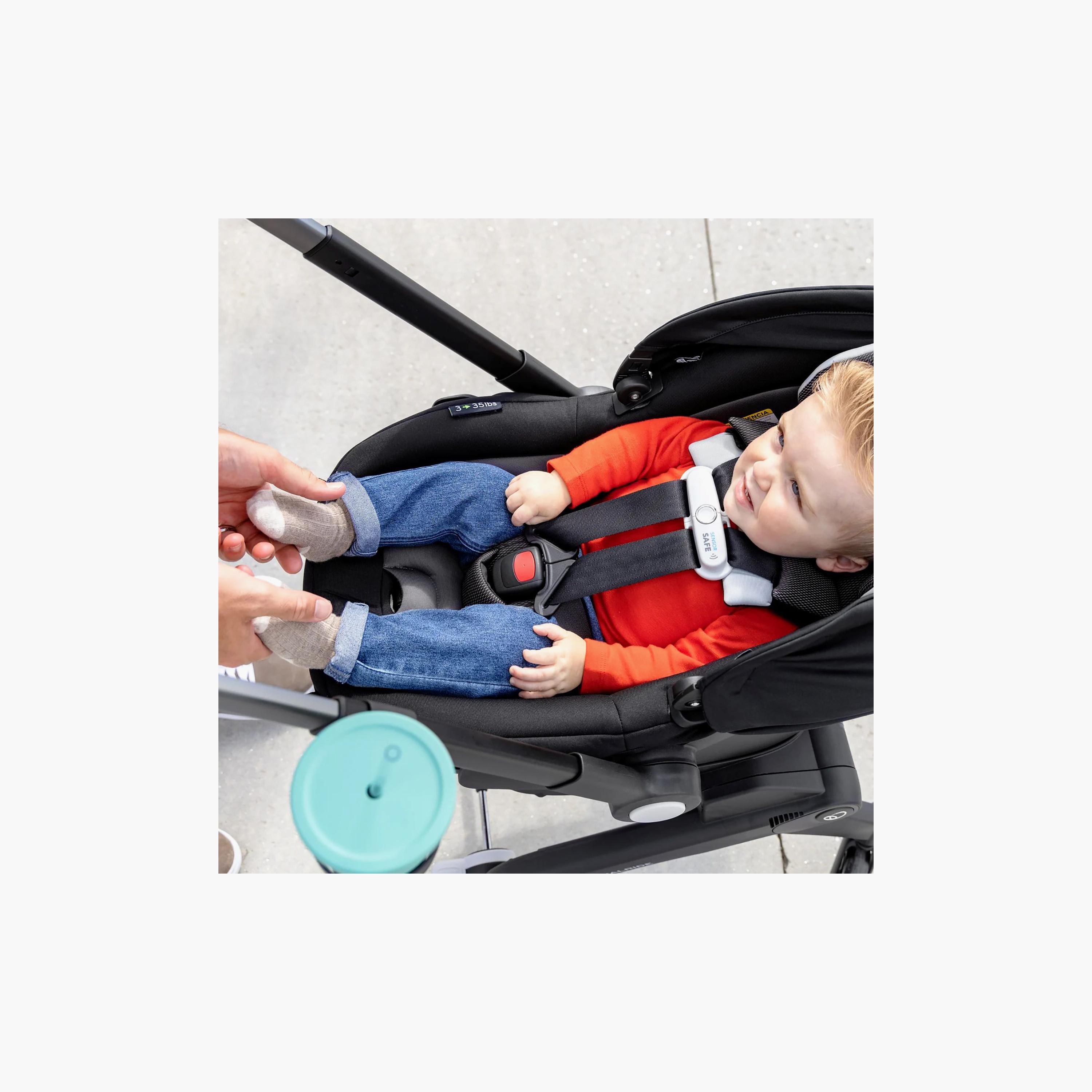 Evenflo Shyft DualRide Infant Car Seat & Stroller Combo - Beaufort Black-baby-gear-strollersandprams-travelsystems-image-11