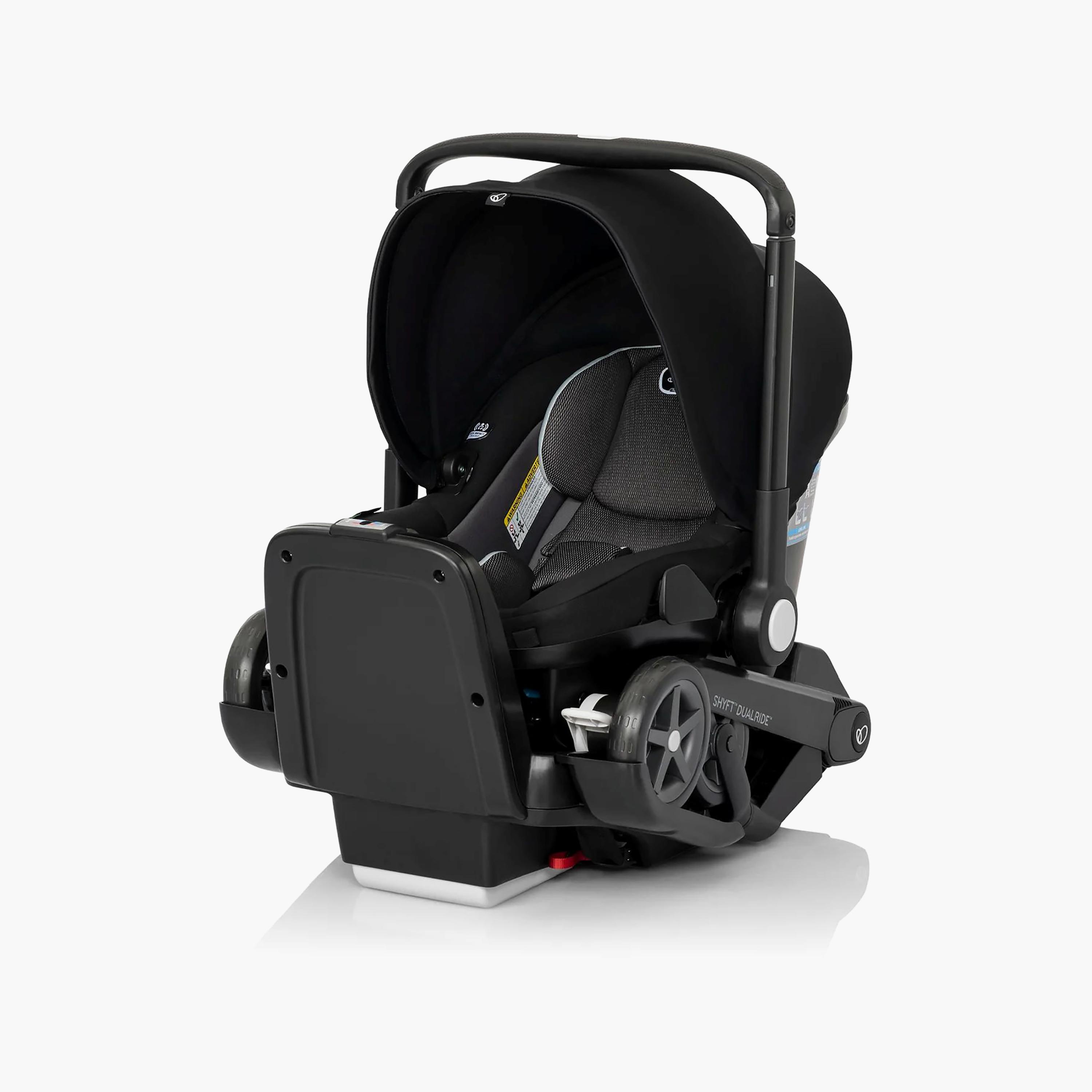 Evenflo Shyft DualRide Infant Car Seat & Stroller Combo - Beaufort Black-baby-gear-strollersandprams-travelsystems-image-22