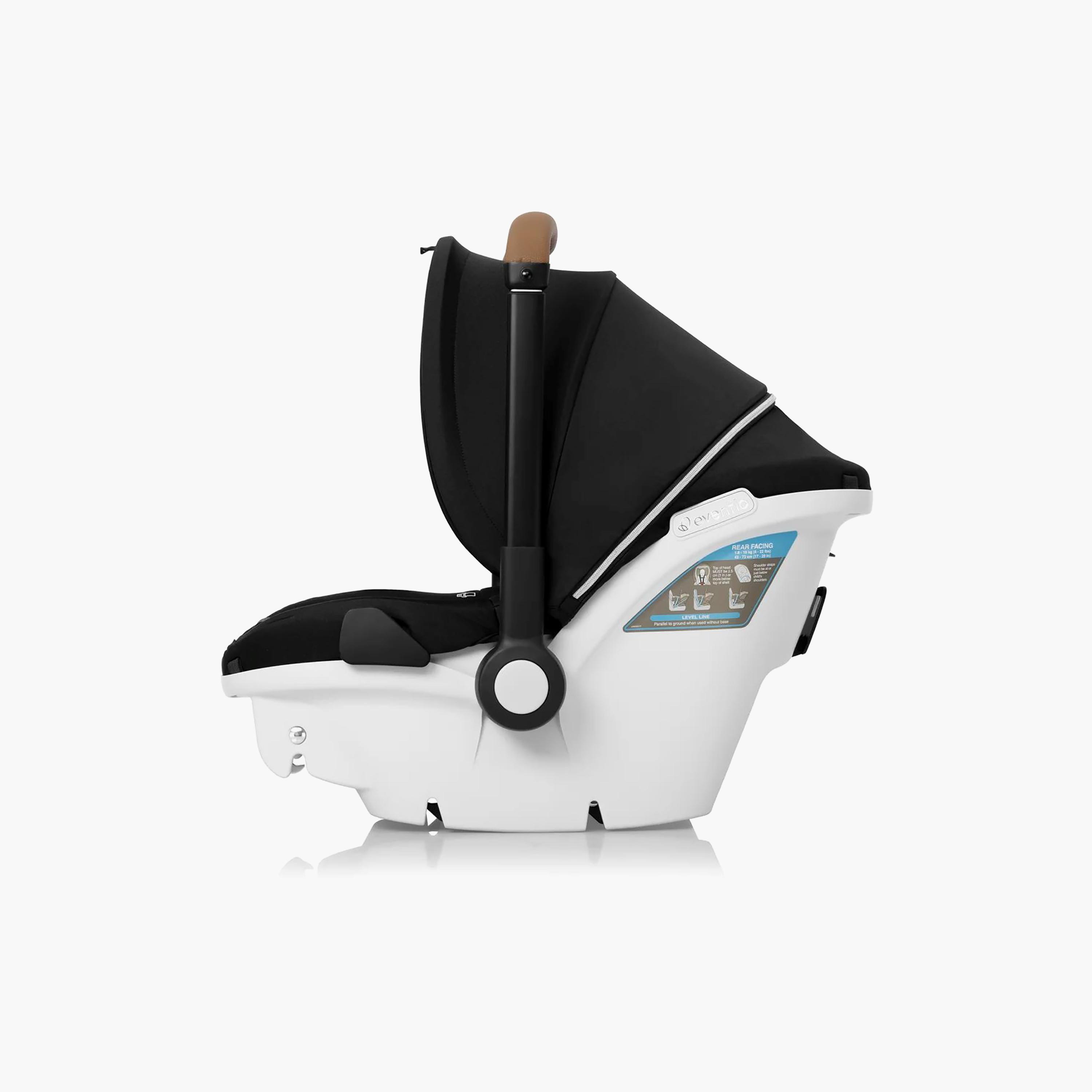 Evenflo Gold Shyft DualRide with Carryall Storage Infant Car Seat & Stroller - Onyx Black-baby-gear-strollersandprams-travelsystems-image-15