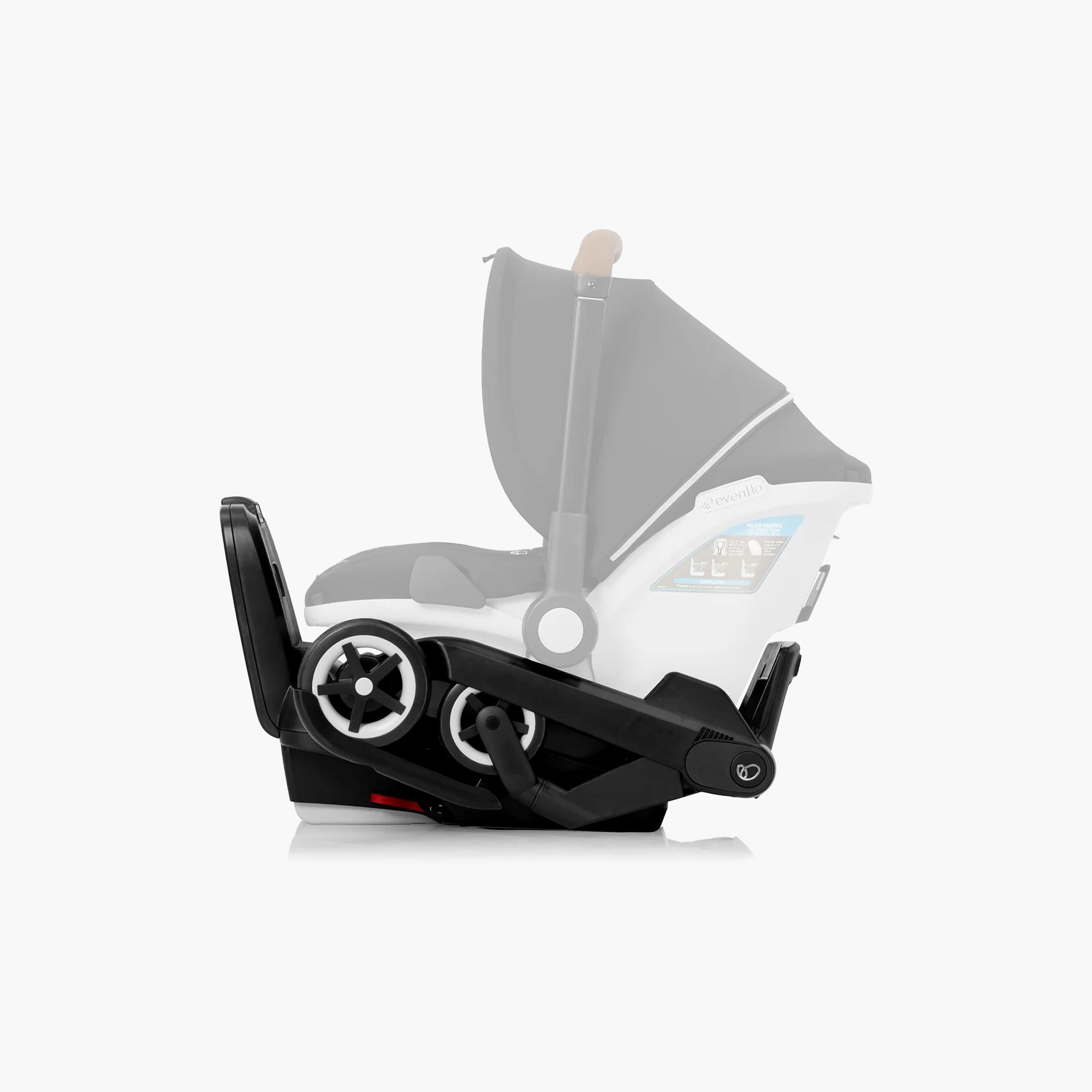 Evenflo Gold Shyft DualRide with Carryall Storage Infant Car Seat & Stroller - Onyx Black-baby-gear-strollersandprams-travelsystems-image-16
