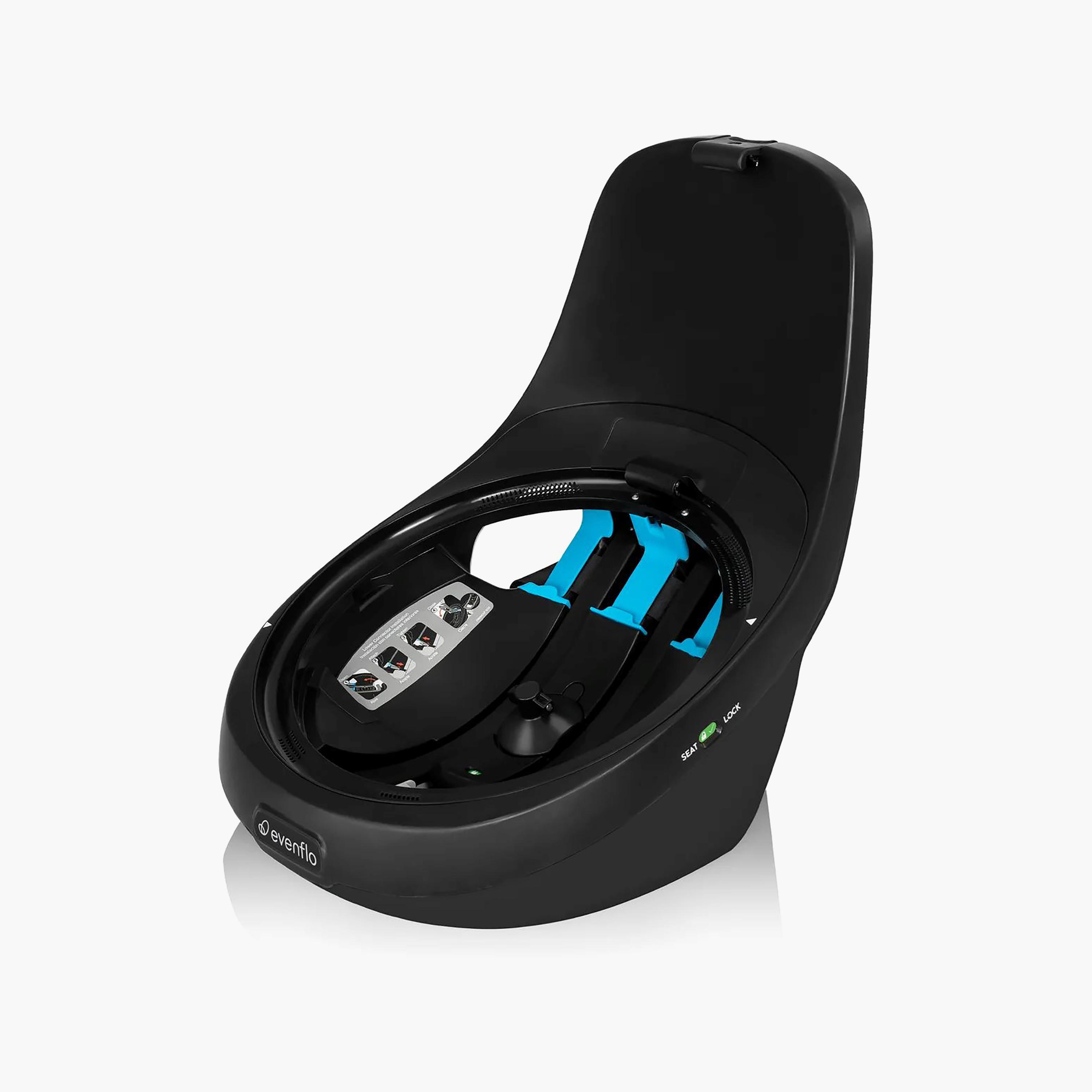 Evenflo Revolve360 Slim 2-in-1 Rotational Car Seat - Salem Black-baby-gear-carseats-image-23