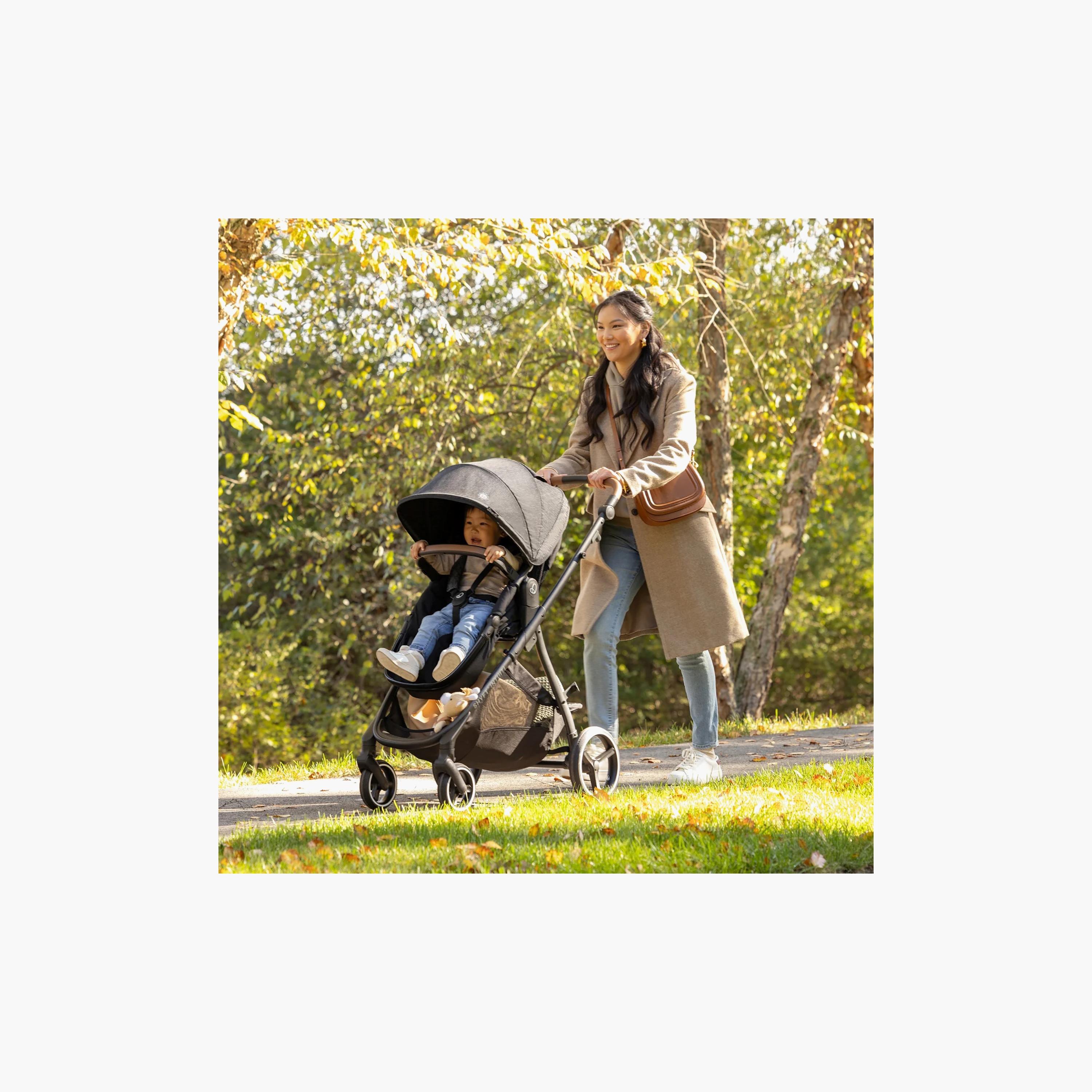 Evenflo Shyft Intuiti Travel System with Revolve180 LiteMax NXT Infant Car Seat - Fossil Gray-baby-gear-strollersandprams-travelsystems-image-12