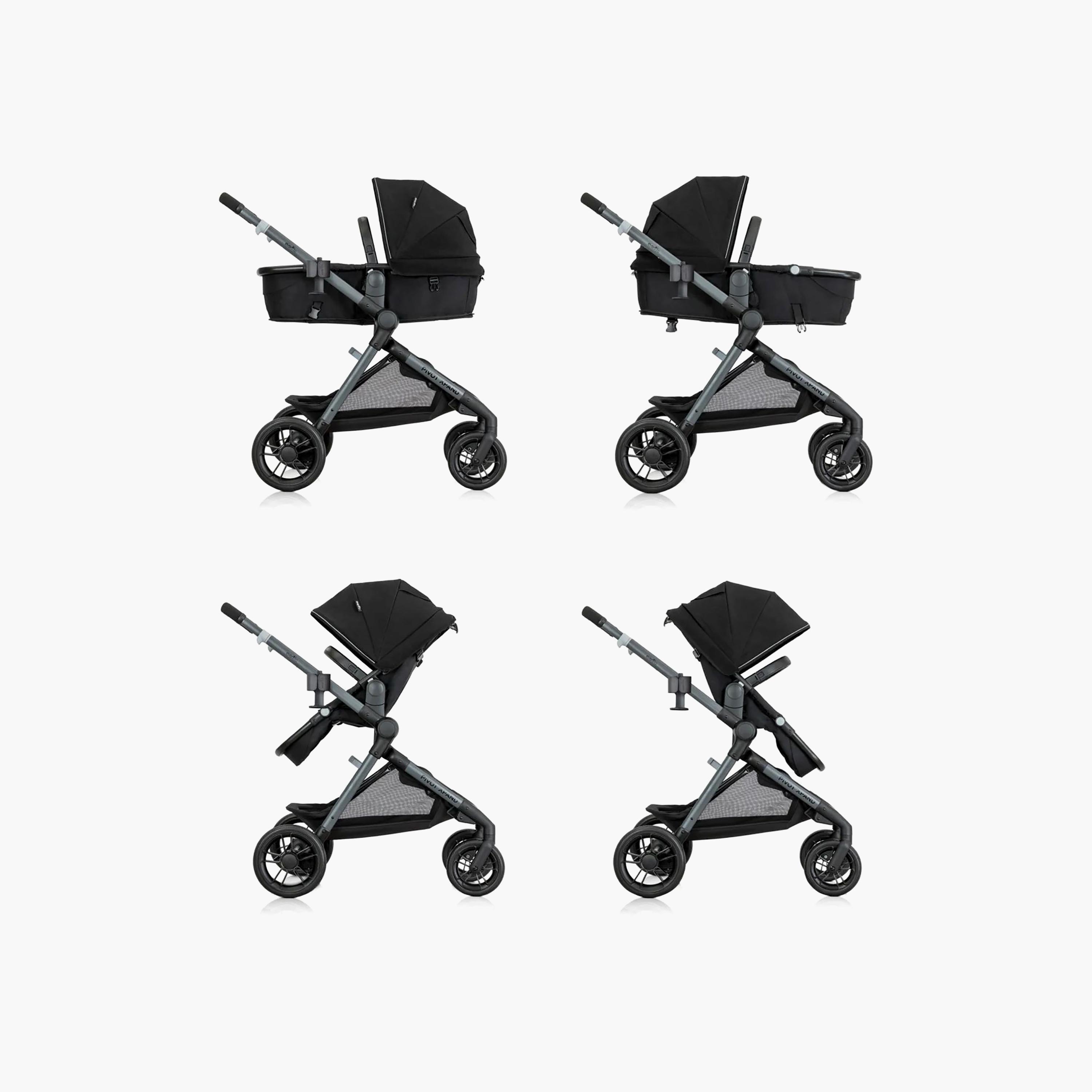عربة أطفال مزدوجة بيفوت إكسباند موديولار من إيفنفلو - أسود أيرشاير-baby-gear-strollersandprams-travelsystems-image-6