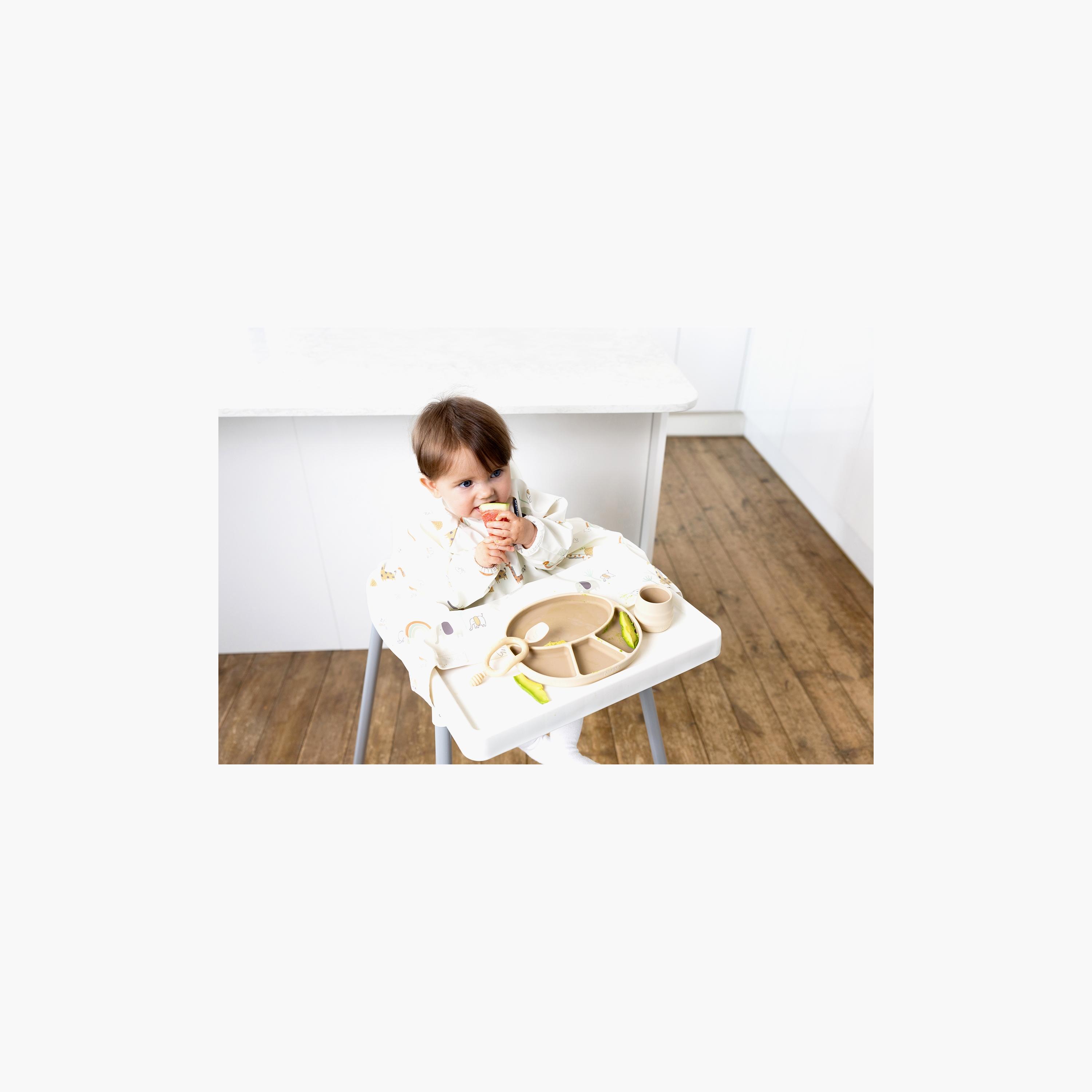 مريلة تغطية للأطفال ذات أكمام طويلة للفطام - سيريناجيتي سباغيتي من بيبادو-baby-feeding-bibs-image-11
