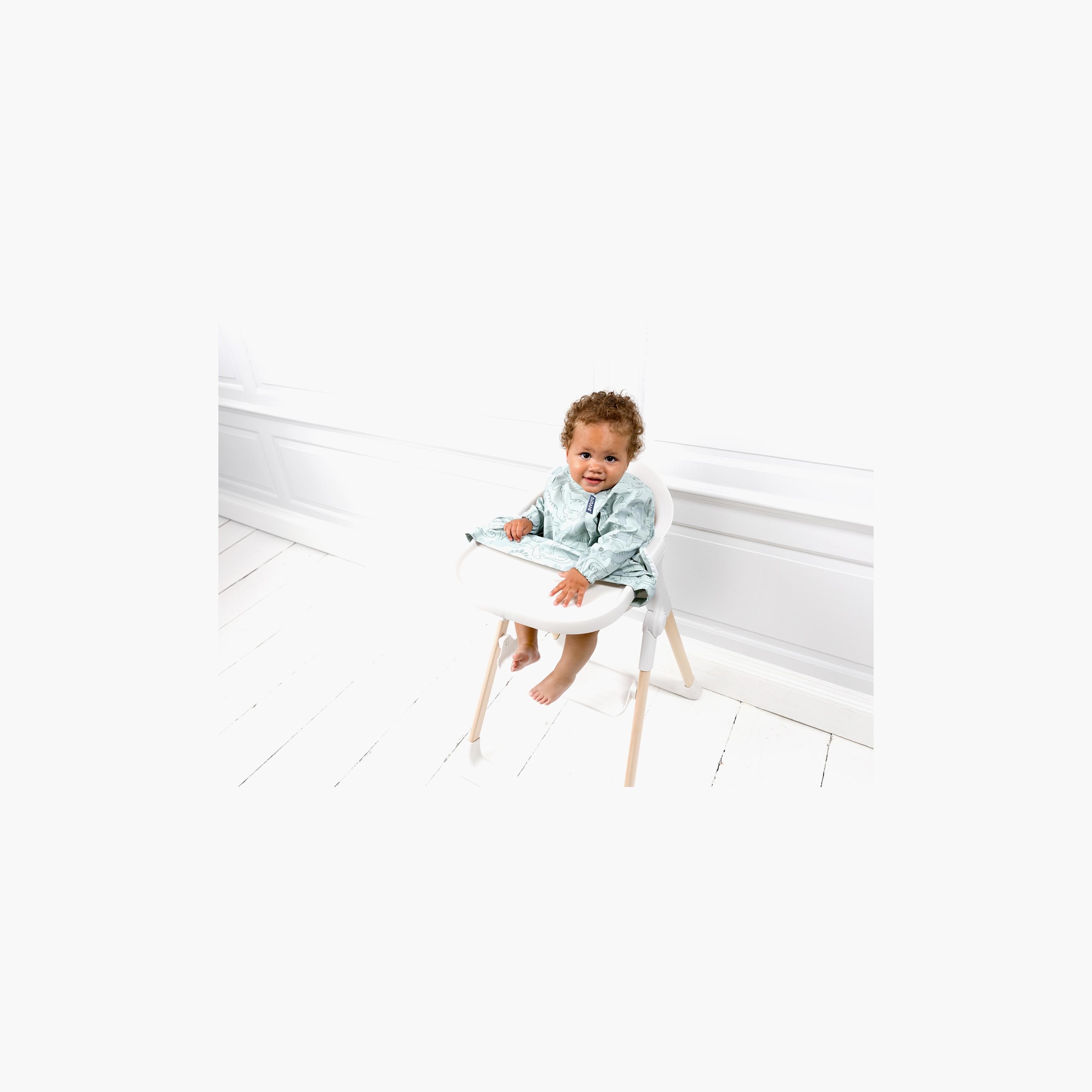 مريلة تغطية للأطفال ذات أكمام طويلة للفطام - داينو روار من بيبادو-baby-feeding-bibs-image-3