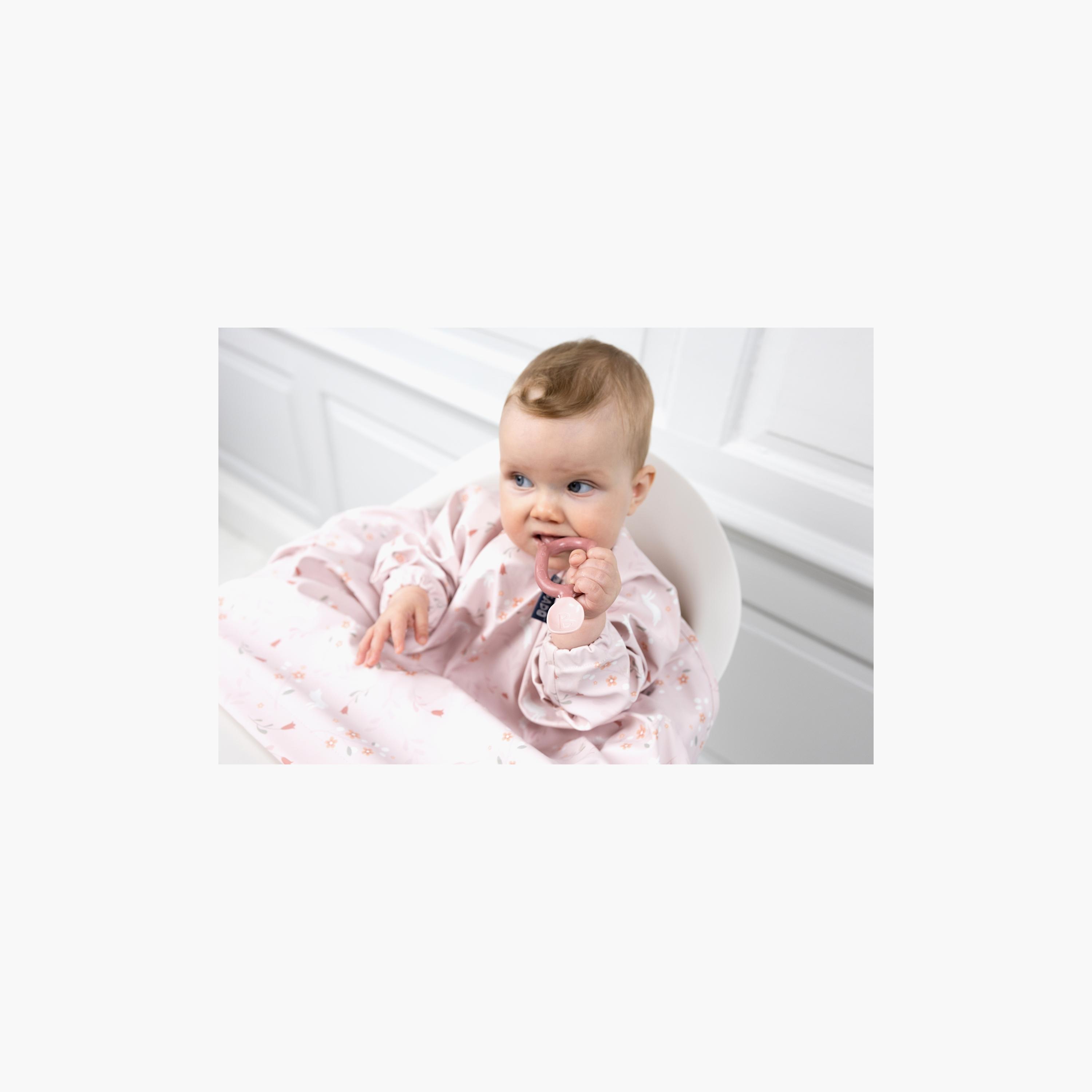 Bibado Long Sleeve Coverall Baby Weaning Bibs - Botanical Bunnies-baby-feeding-bibs-image-2