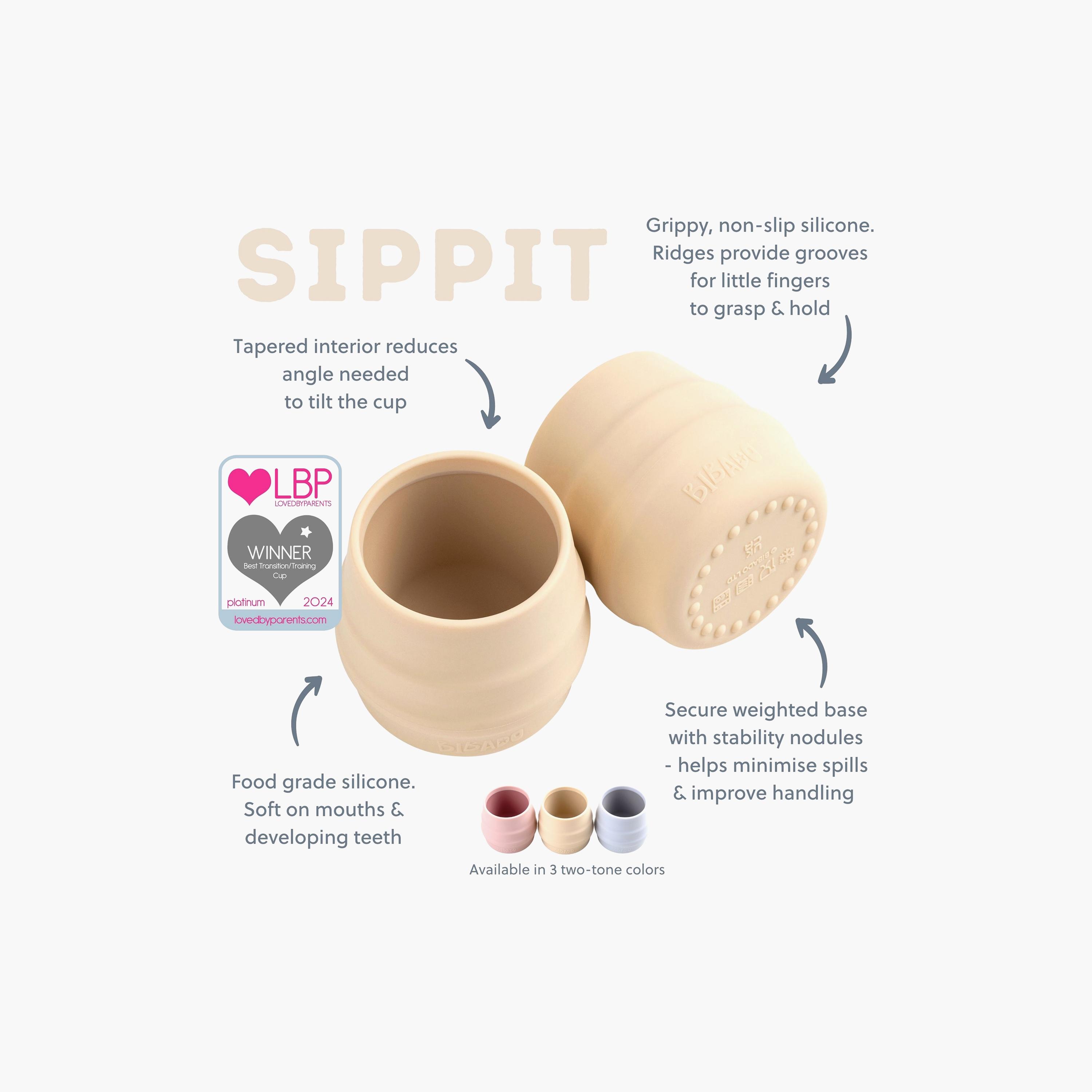Bibado 2-Piece Sippit Silicone Open Training Cup-baby-feeding-mealtimeessentials-image-12