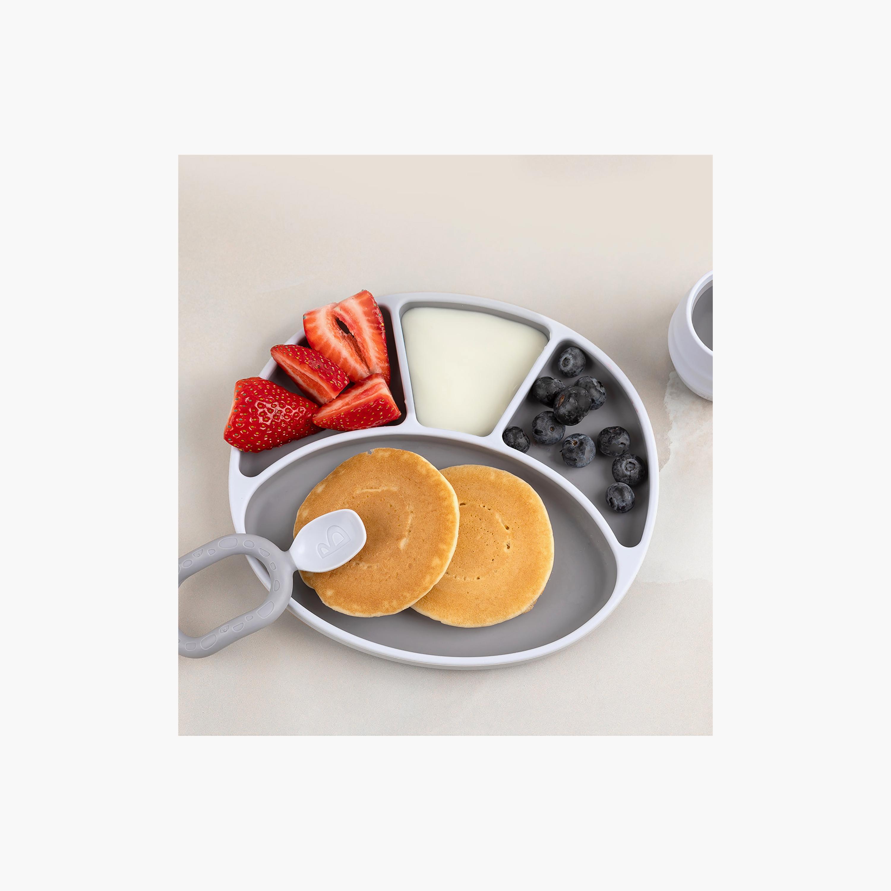 Bibado Two-Tone Silicone Super Suction Divider Plate-baby-feeding-mealtimeessentials-image-5