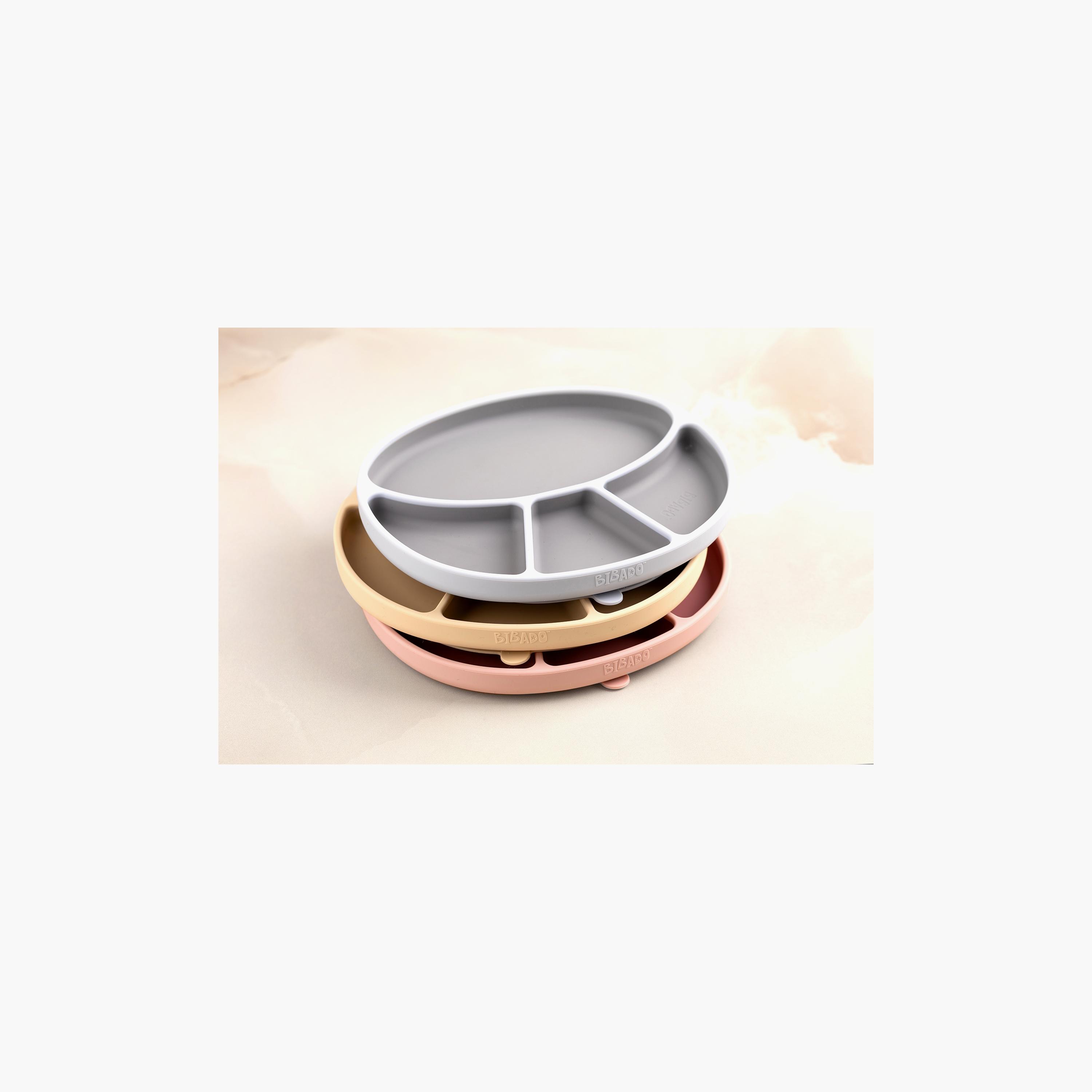 Bibado Two-Tone Silicone Super Suction Divider Plate-baby-feeding-mealtimeessentials-image-4