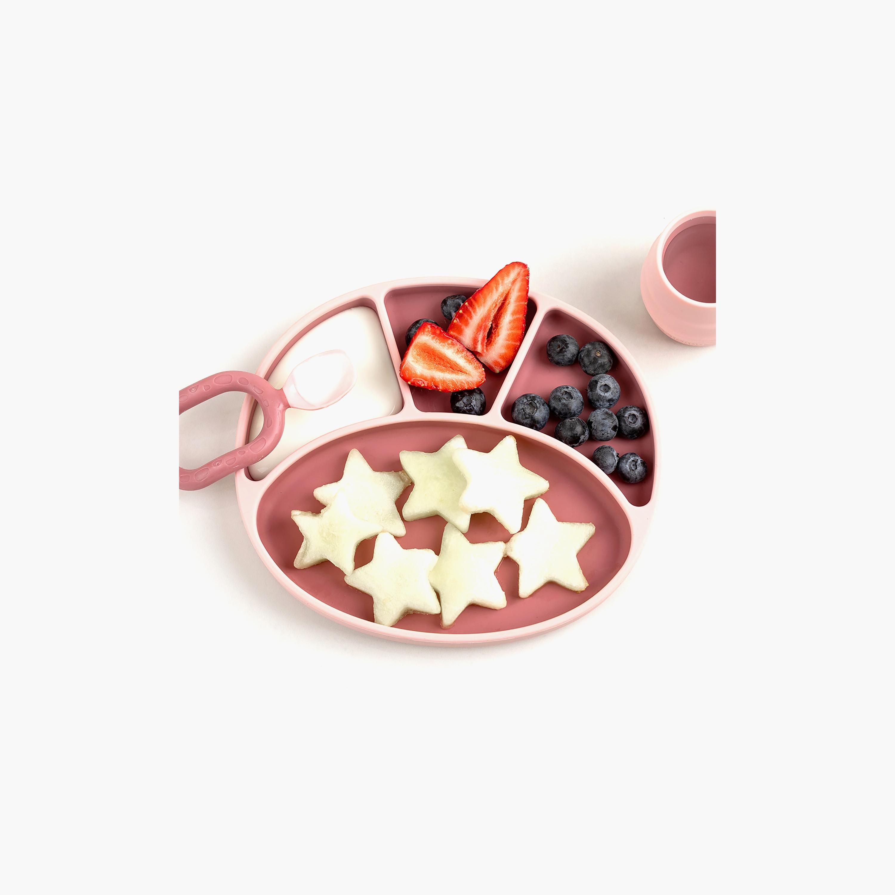 Bibado Two-Tone Silicone Super Suction Divider Plate-baby-feeding-mealtimeessentials-image-8