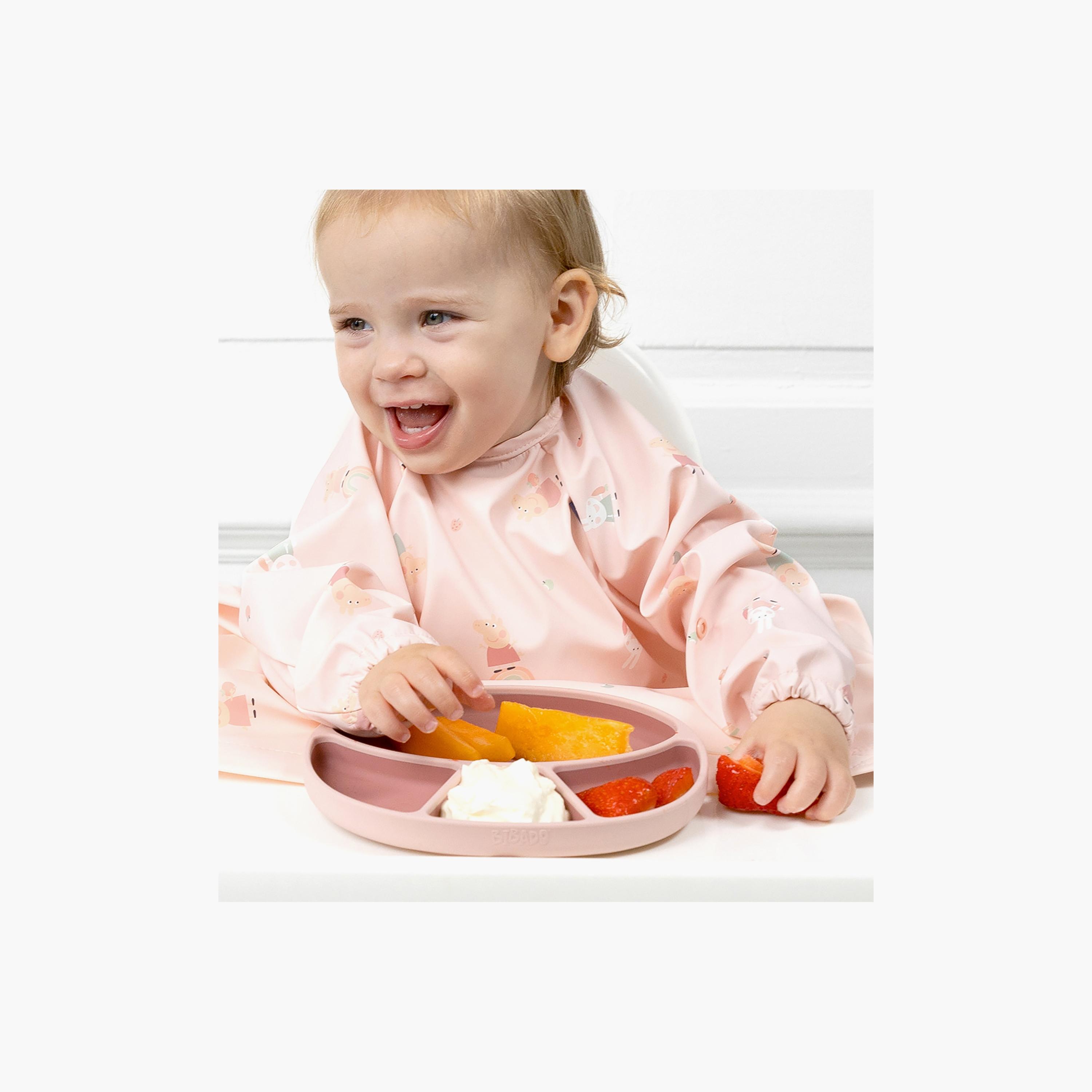 Bibado Two-Tone Silicone Super Suction Divider Plate-baby-feeding-mealtimeessentials-image-9